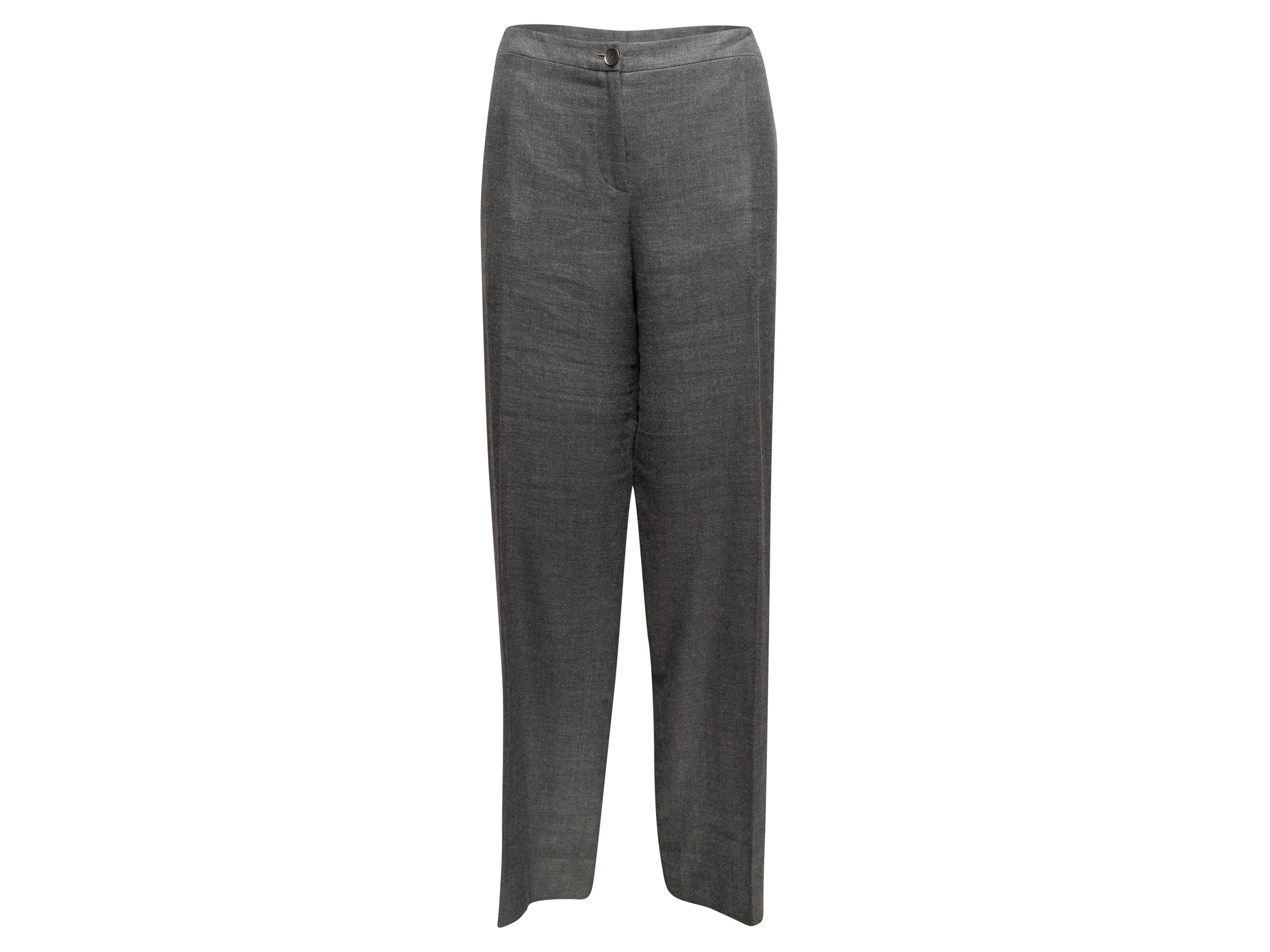 Grey Cruise 2005 Linen & Cashmere-Blend Trousers Size FR 48