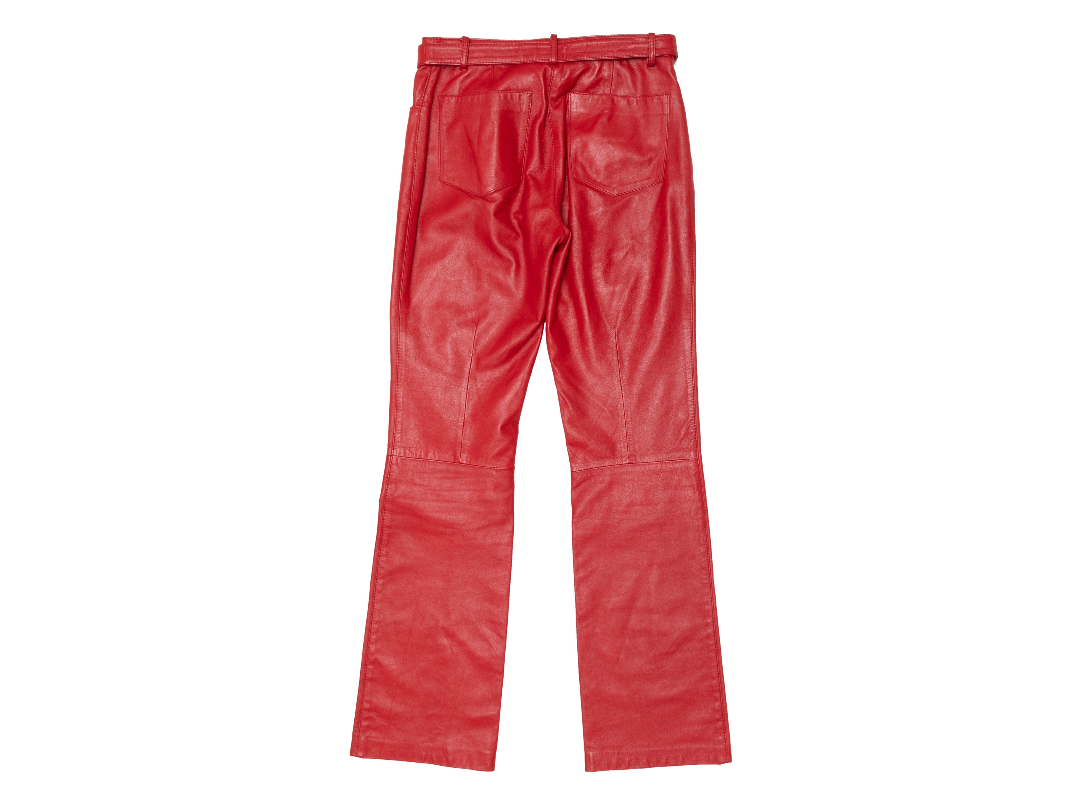 Leather Pants Size US S/M