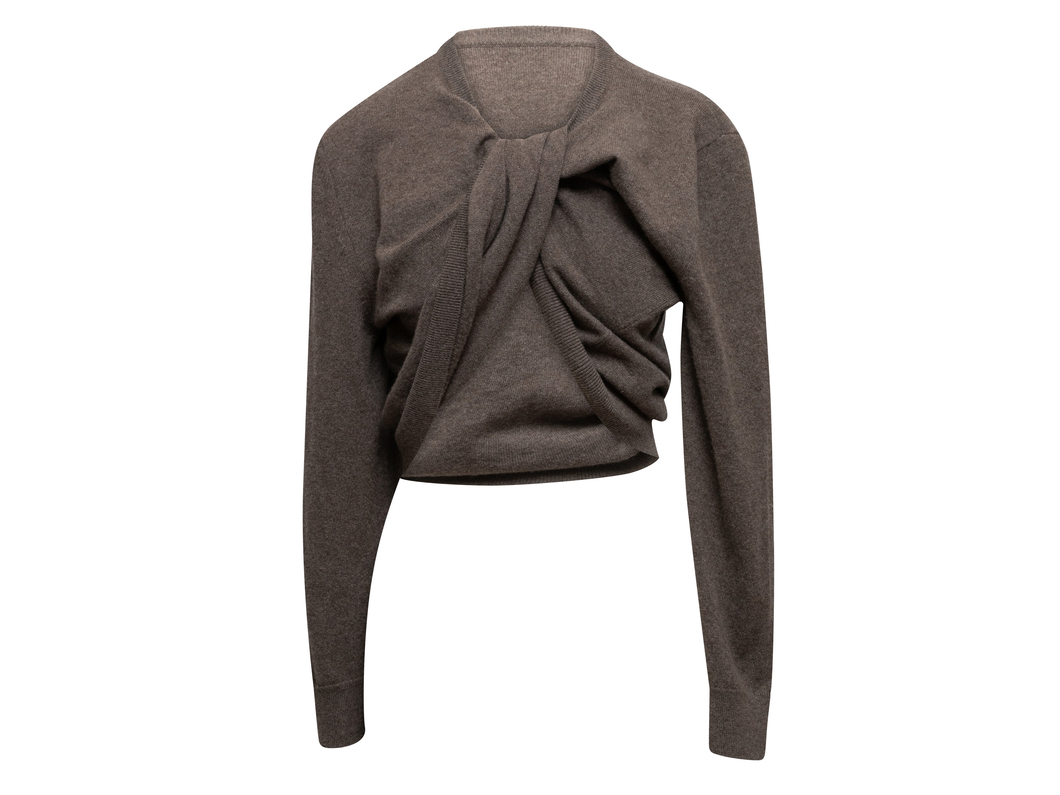 Taupe Laris Cashmere Sweater Size US XS