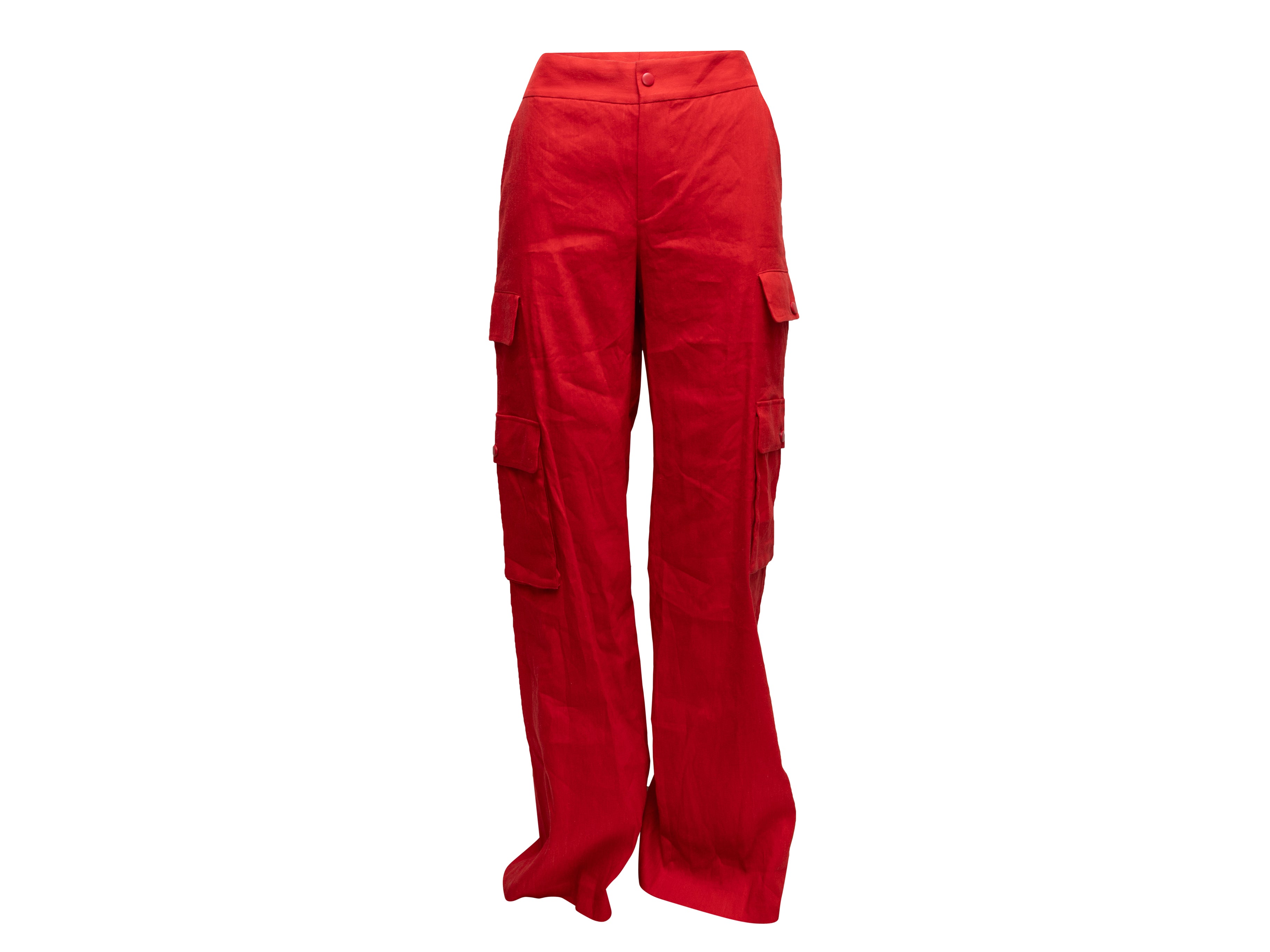 Linen Cargo Pants Size US 8