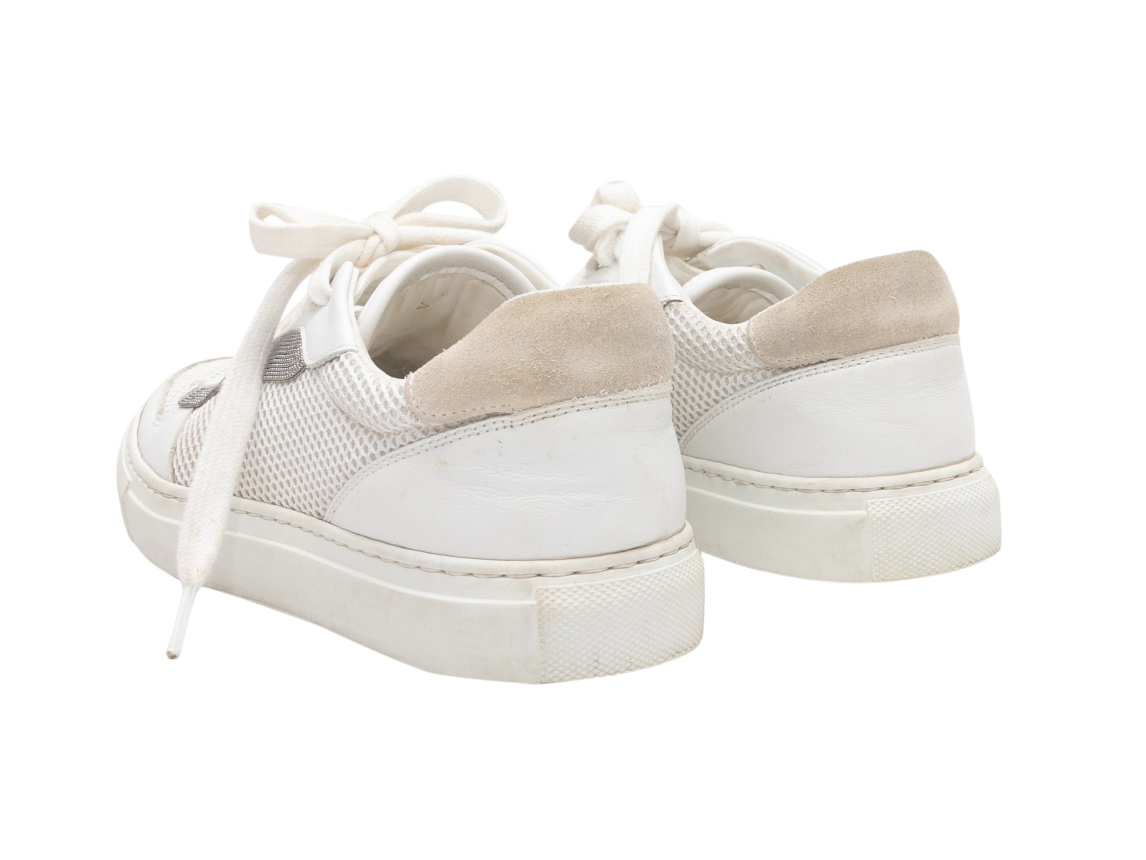 Monilli-Trimmed Sneakers Size 37