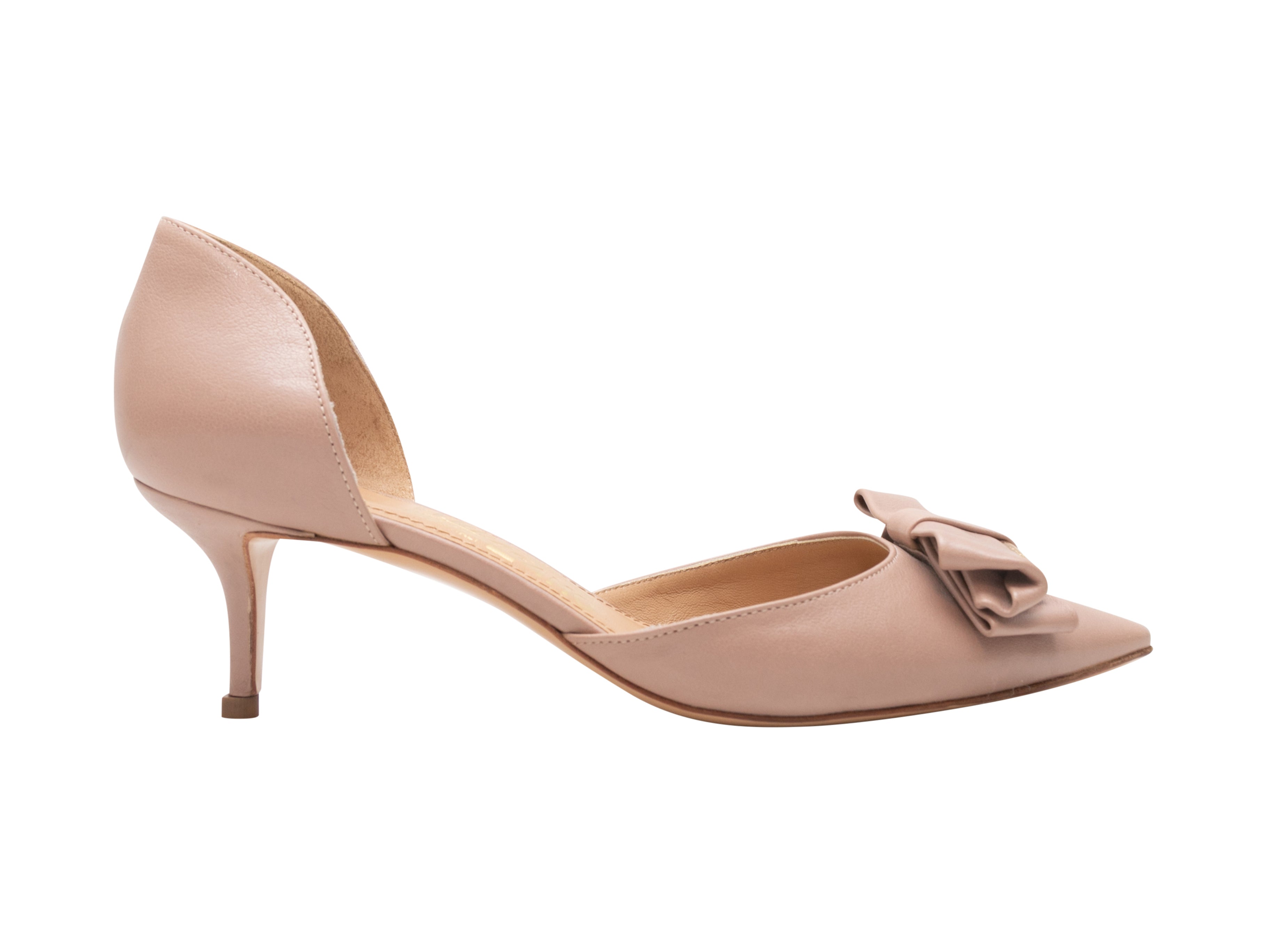 Blush Pointed-Toe D' Pumps Size 37.5