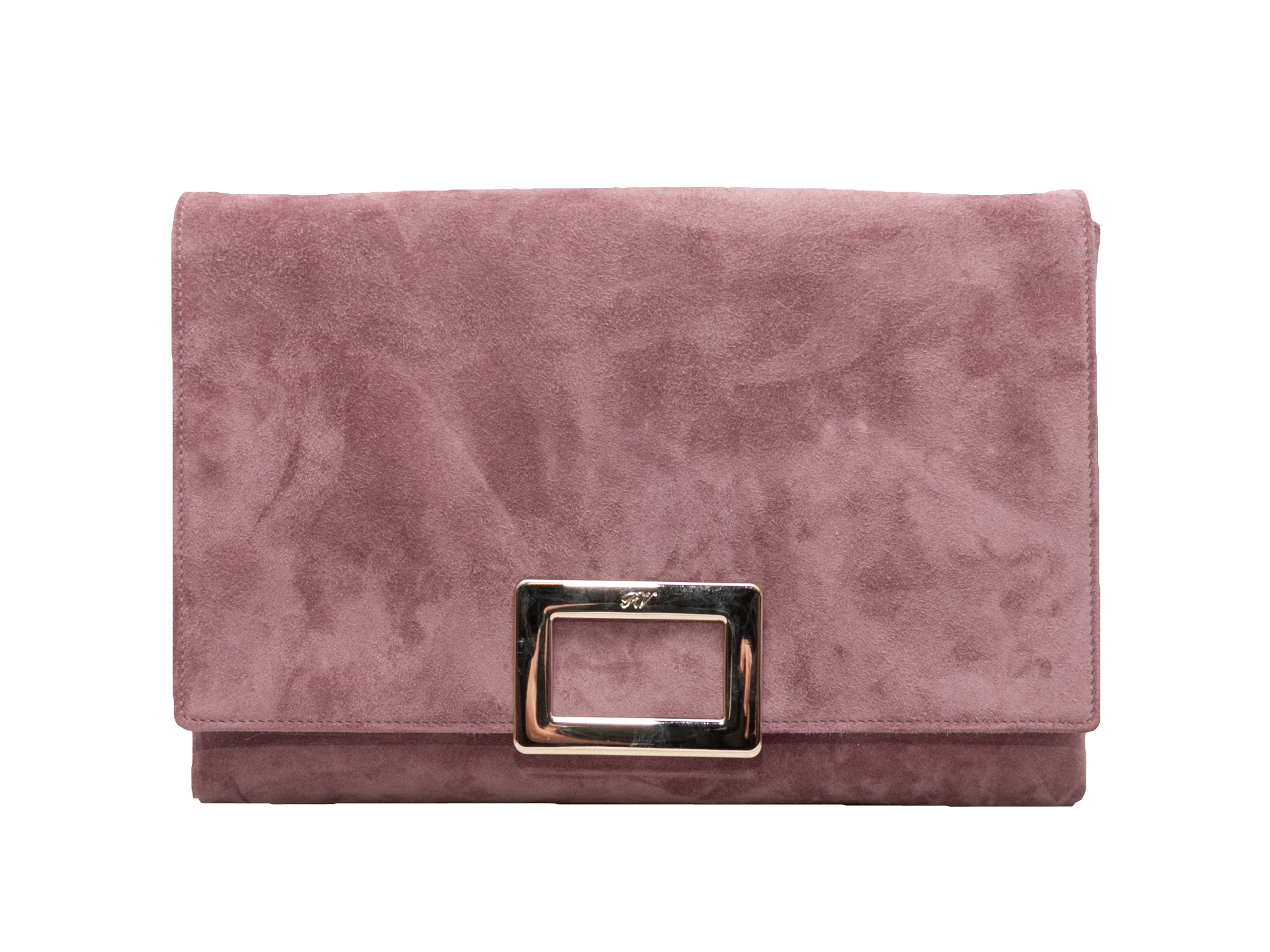 Dusty Purple Suede Pochette