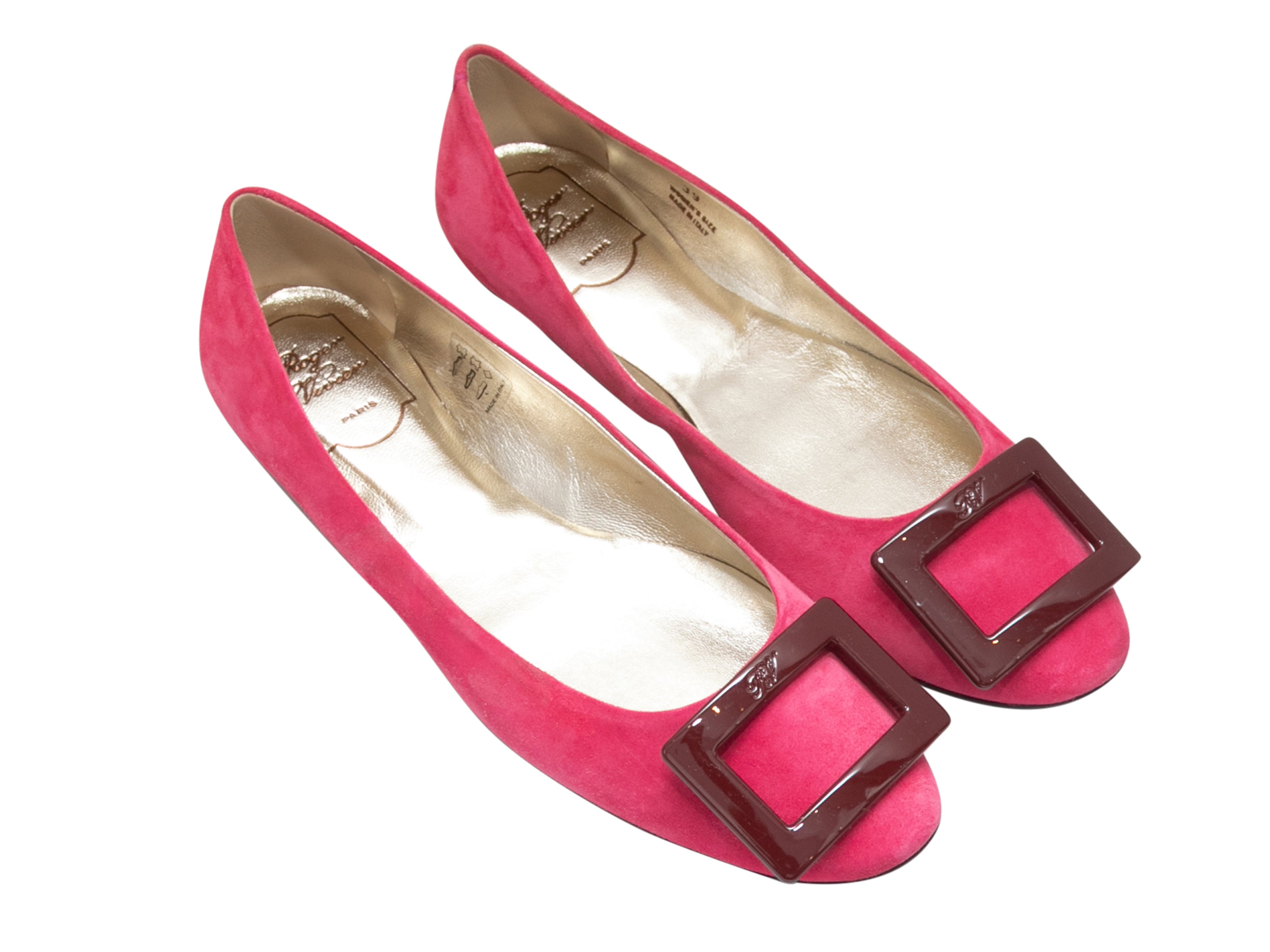 Fuchsia & Gommette Ballet Flats Size 39