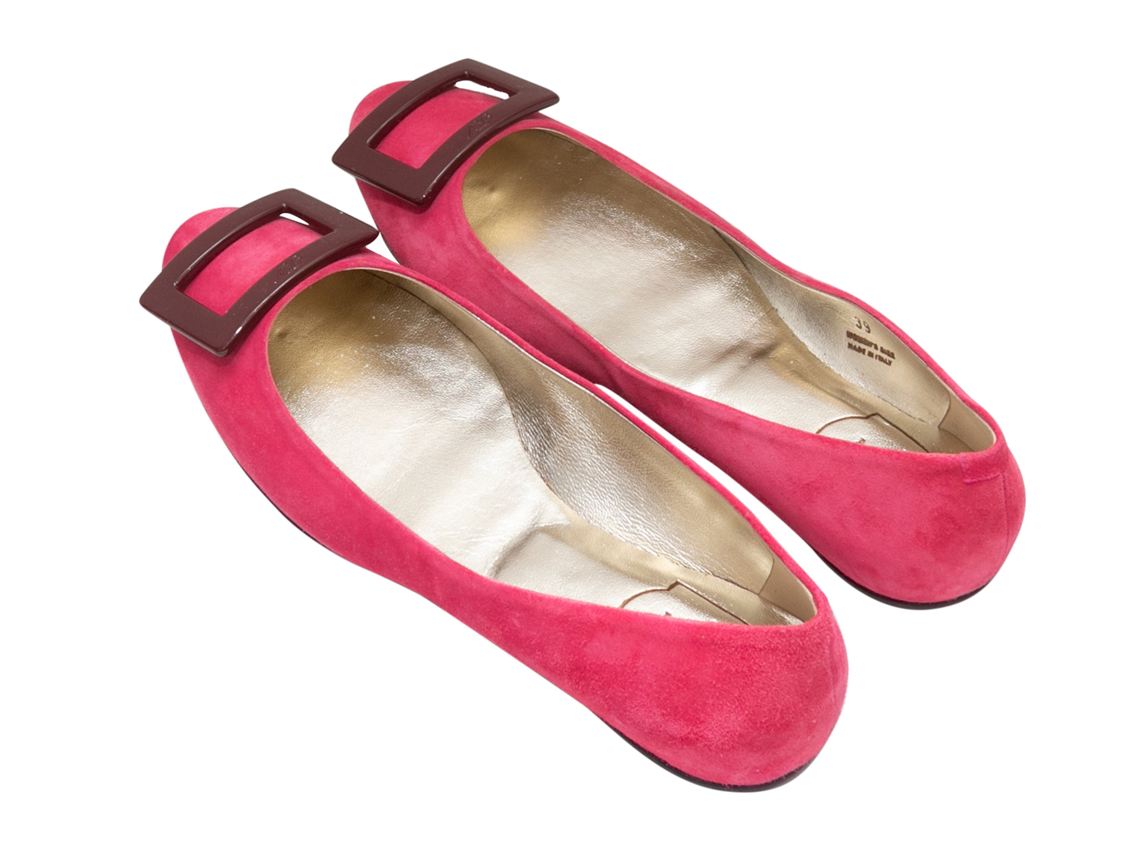 Fuchsia & Gommette Ballet Flats Size 39