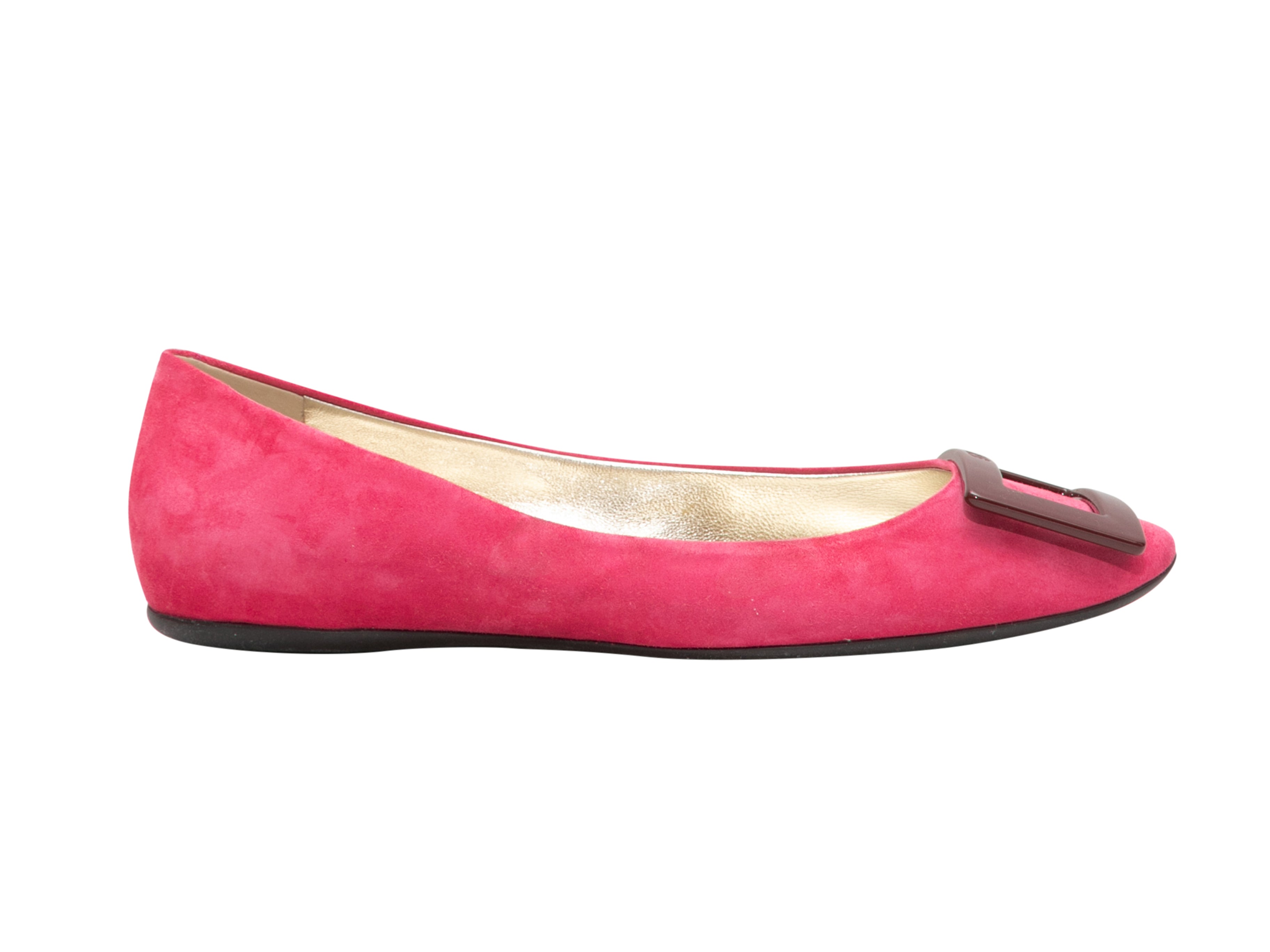 Fuchsia & Gommette Ballet Flats Size 39