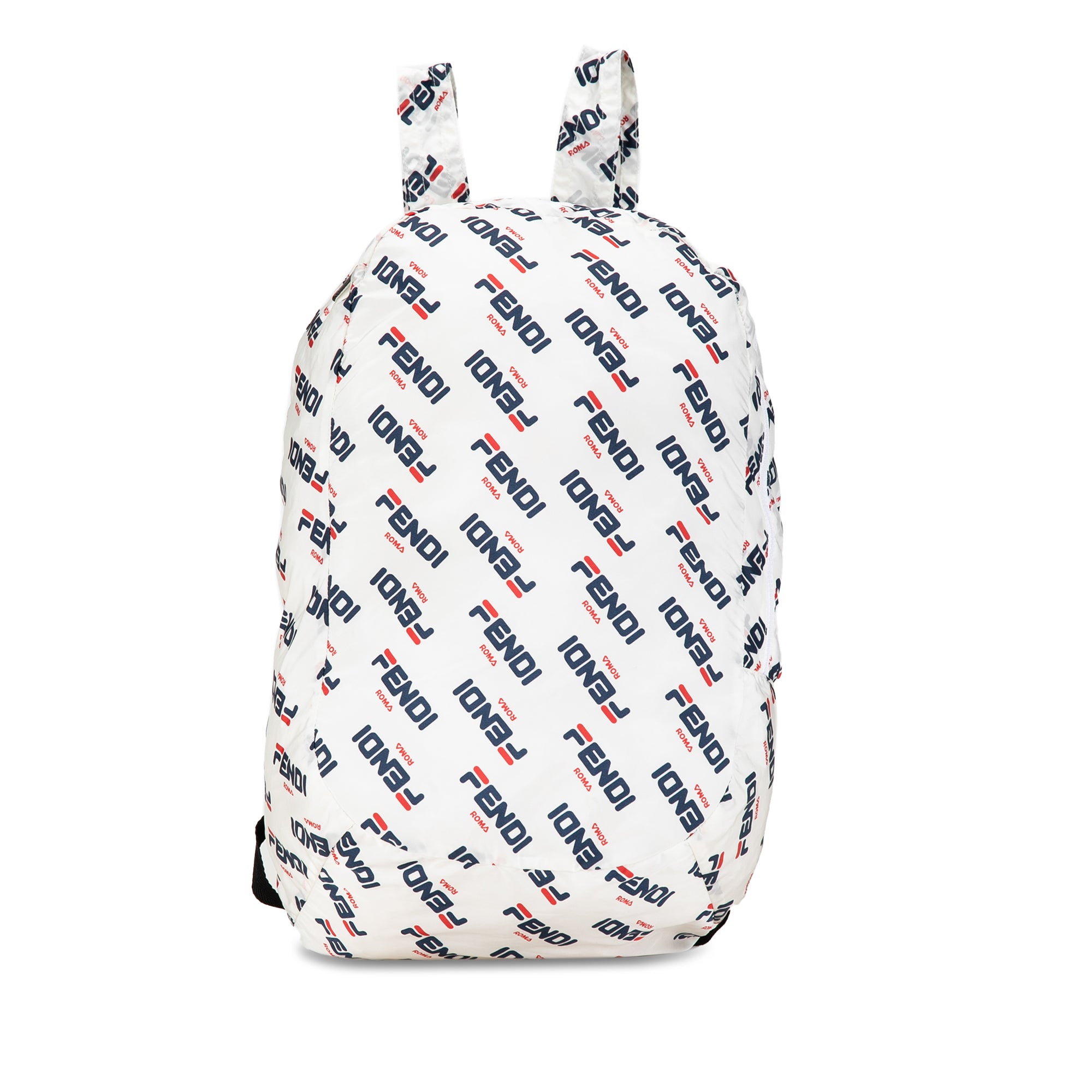 image of White Fendi x Fila Mania Packable Backpack