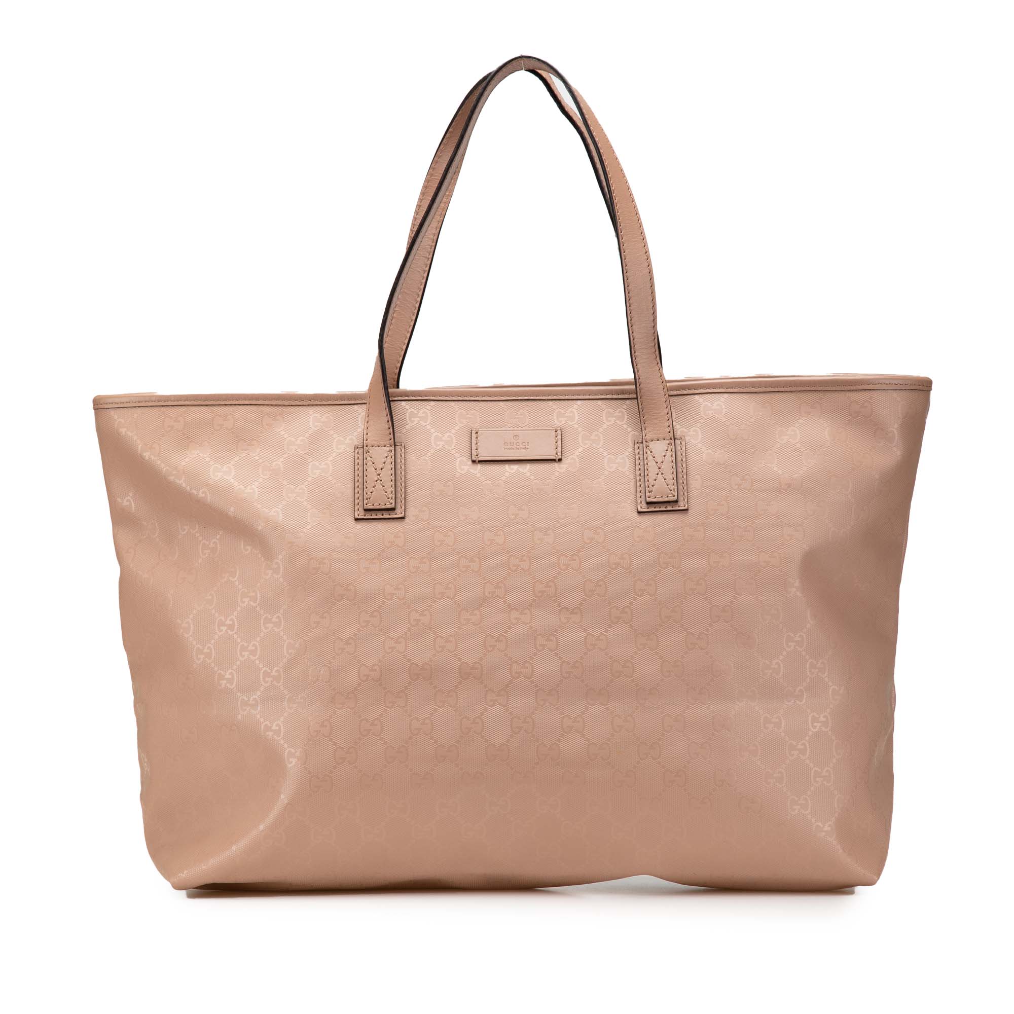 image of Pink Gucci Large GG Imprime Joy Tote