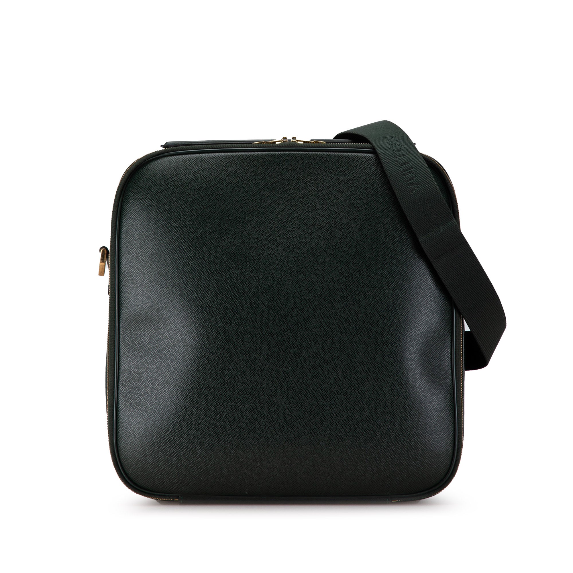 image of Green Louis Vuitton Taiga Tula Business Bag