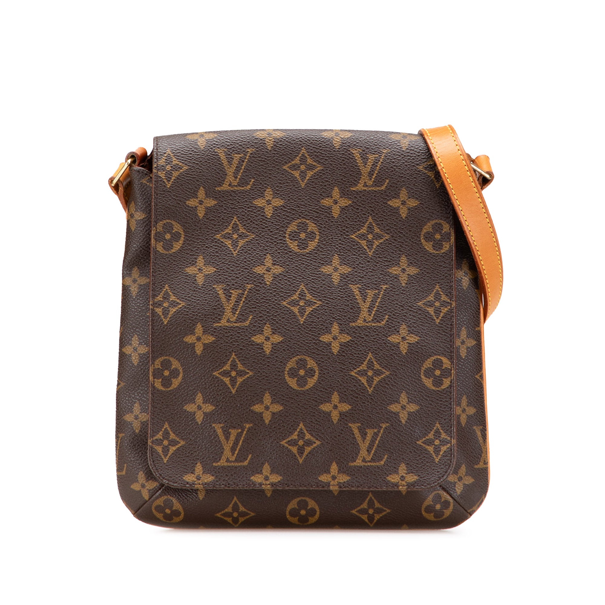 image of Brown Louis Vuitton Monogram Musette Salsa Short Strap Shoulder Bag