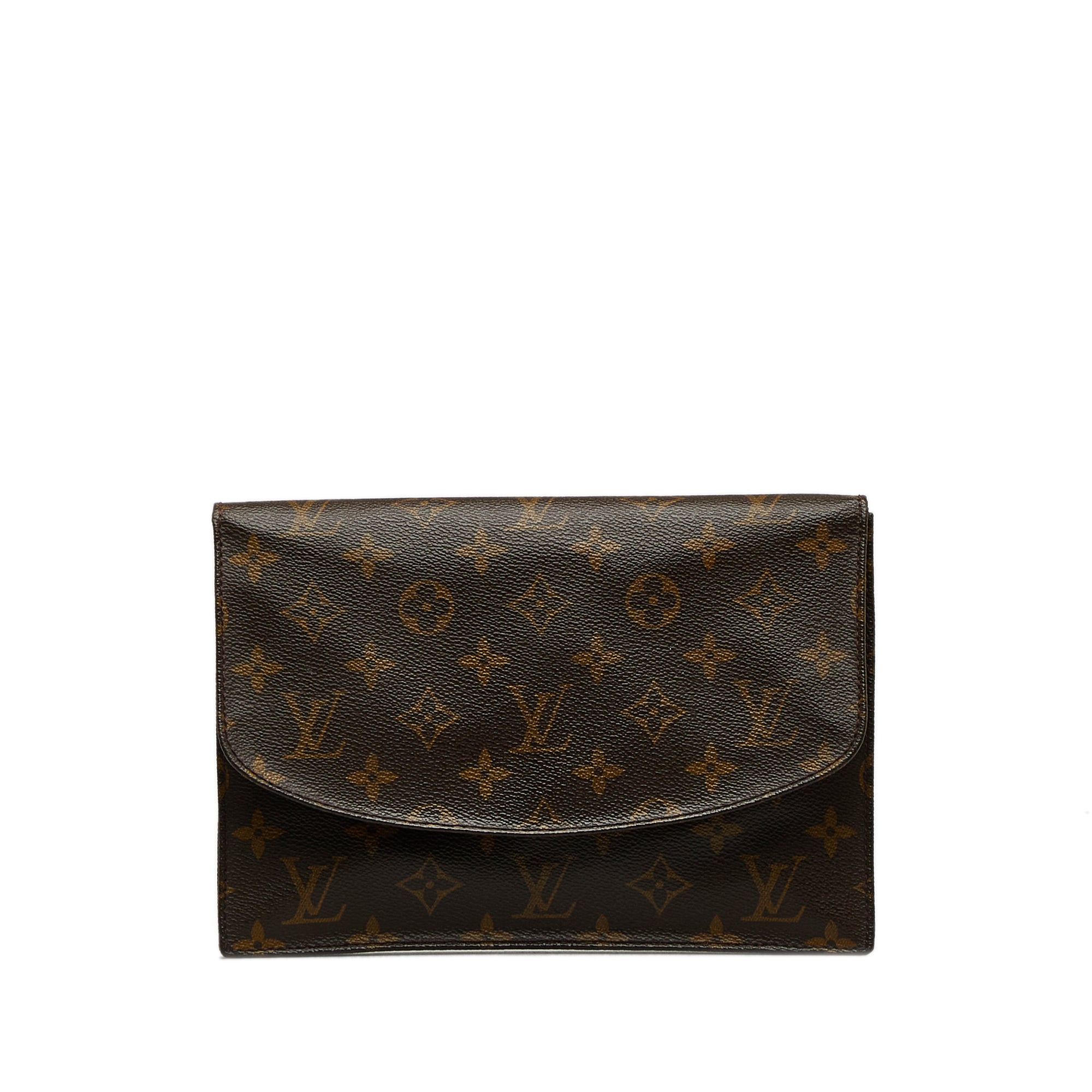 image of Brown Louis Vuitton Monogram Pochette Rabat 23 Clutch Bag