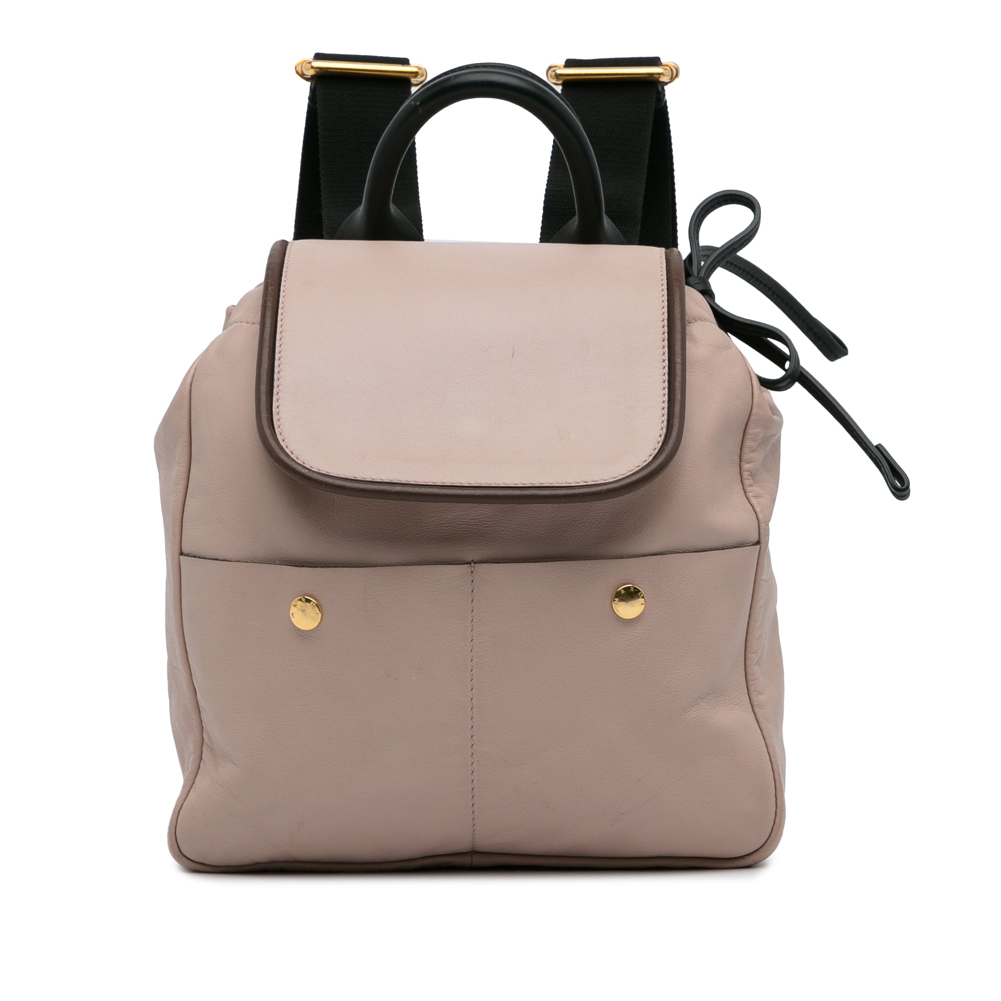 Brown Leather Swing Backpack