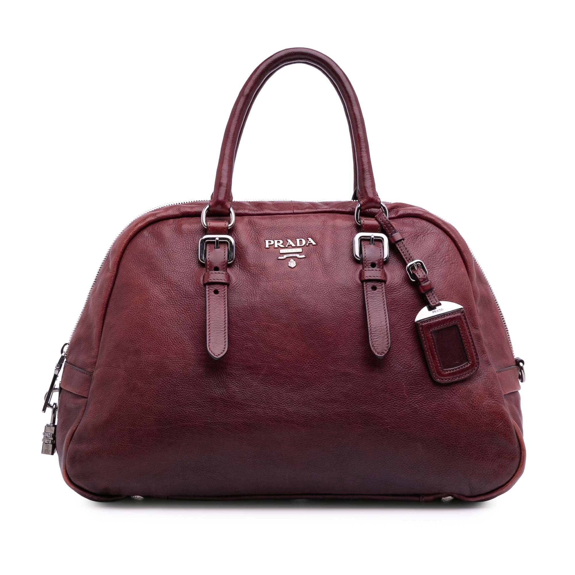 image of Red Prada Sfumato Glace Calf Satchel
