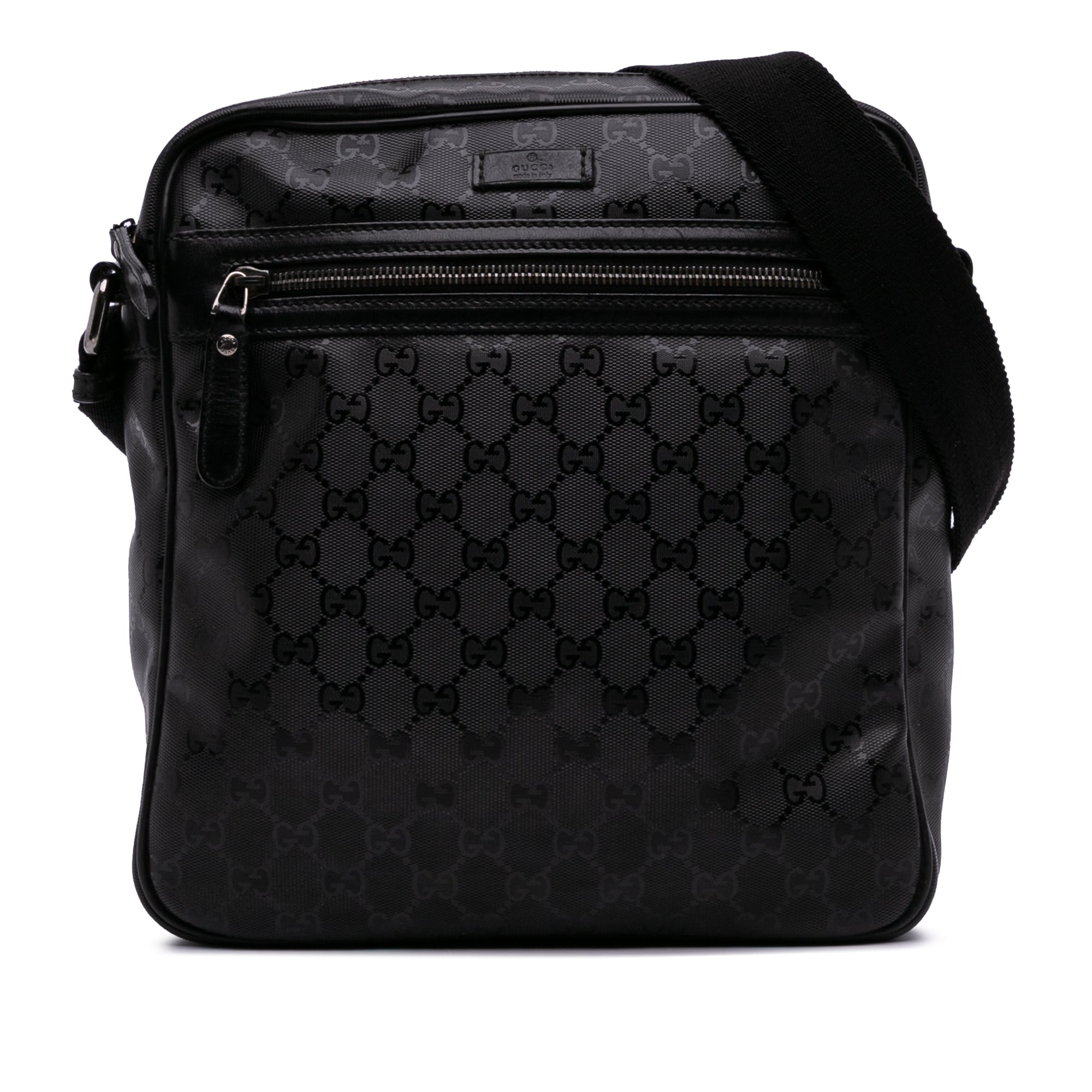 image of Black Gucci GG Imprime Crossbody