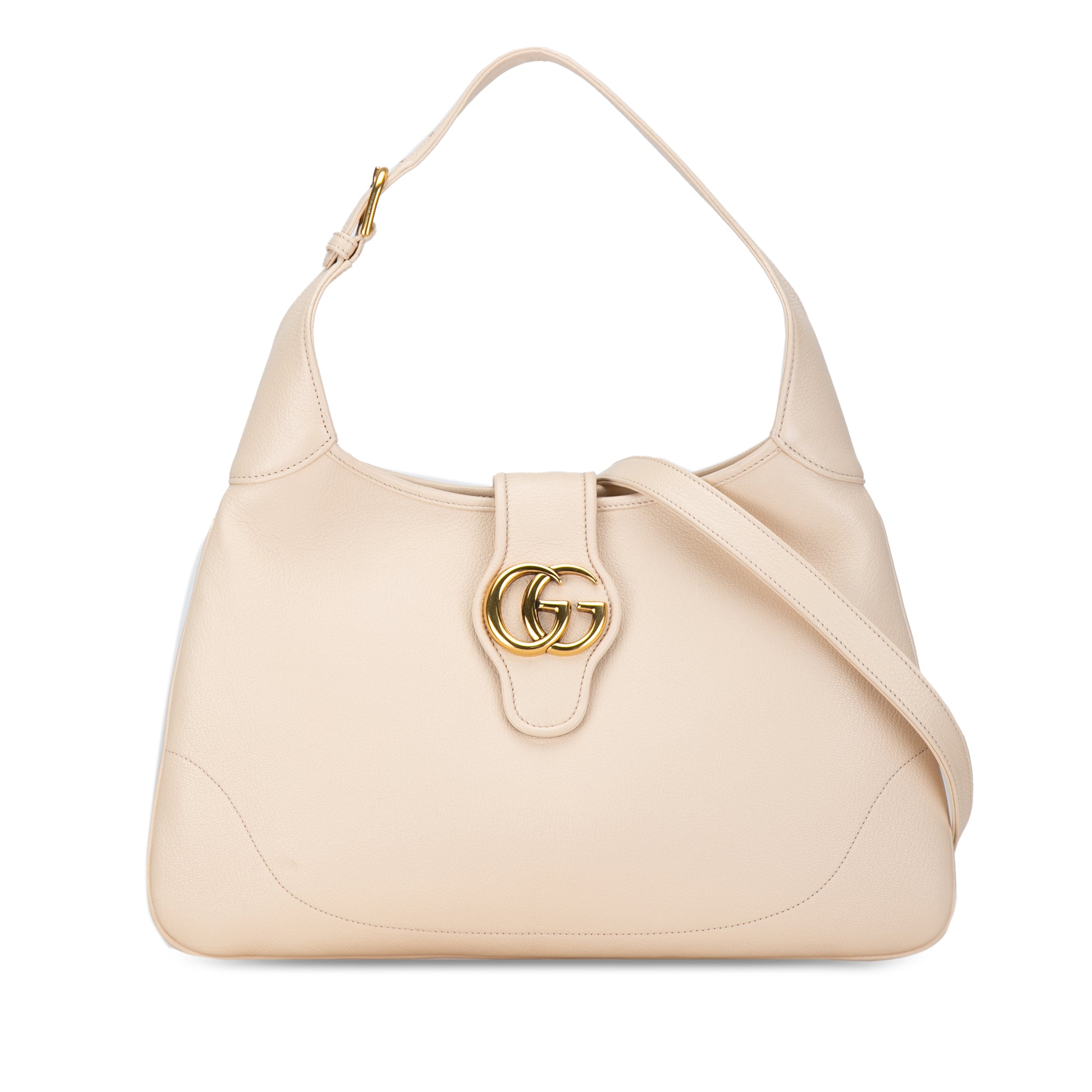 Image of Cream Gucci Medium Leather Aphrodite Crossbody