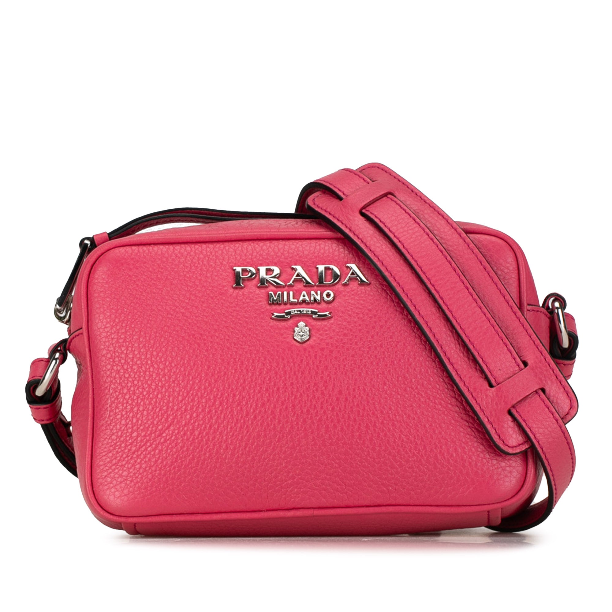 image of Pink Prada Vitello Phenix Camera Bag