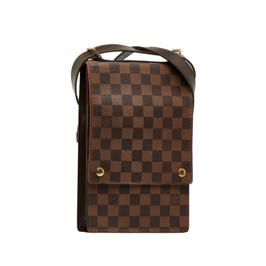 LOUIS VUITTON Vavin PM Damier Ebene Crossbody Bag Brown - Hot