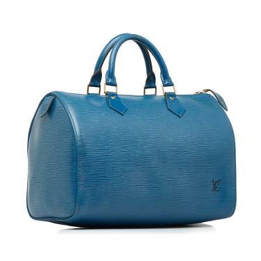 Louis Vuitton Damier Ebene Speedy 30 w/ Strap - Brown Handle Bags, Handbags  - LOU556914