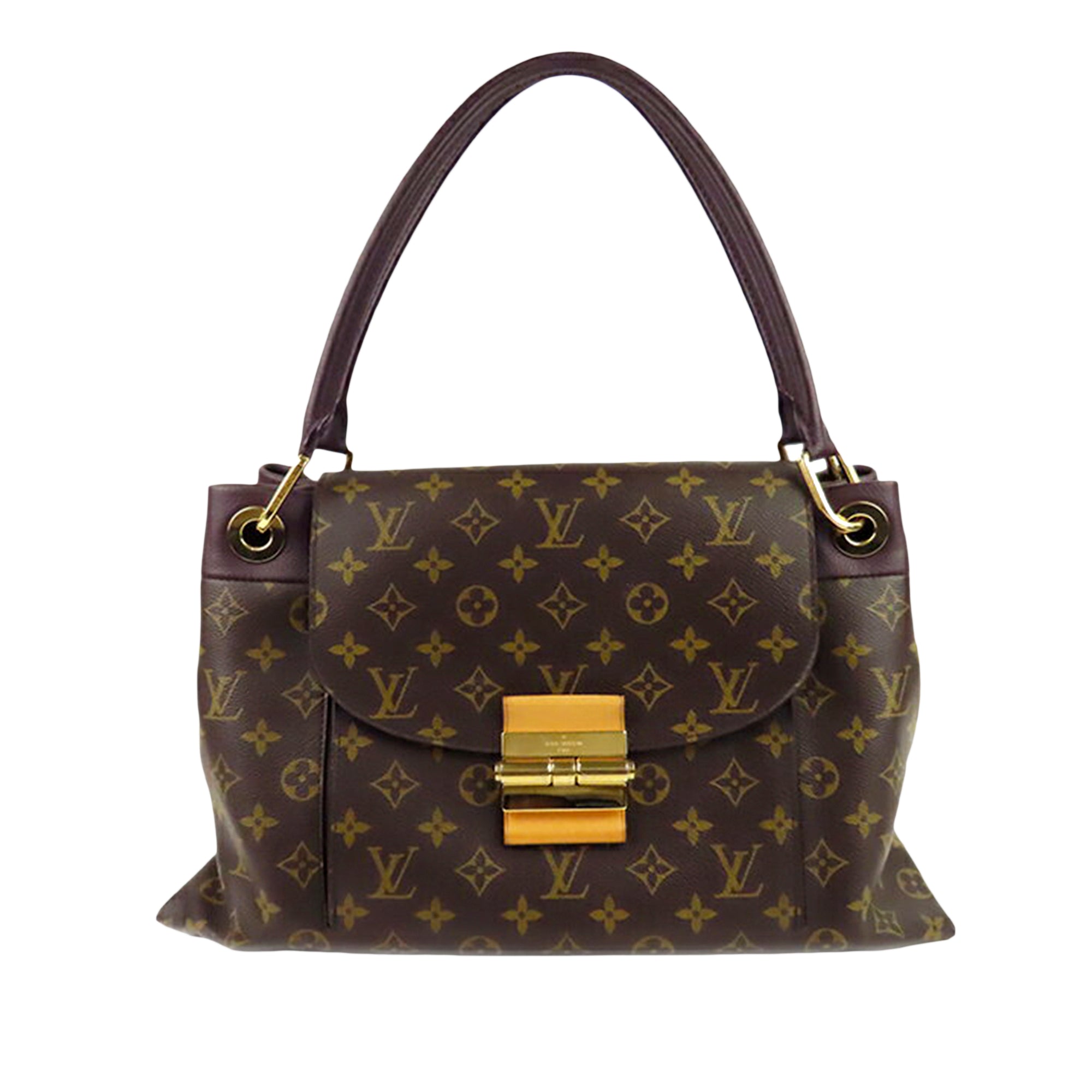 Louis Vuitton Black Vernis Leather and Monogram Canvas Cherrywood