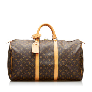 Pre-Owned Louis Vuitton Keepall Monogram 45 Travel Bag - Pristine