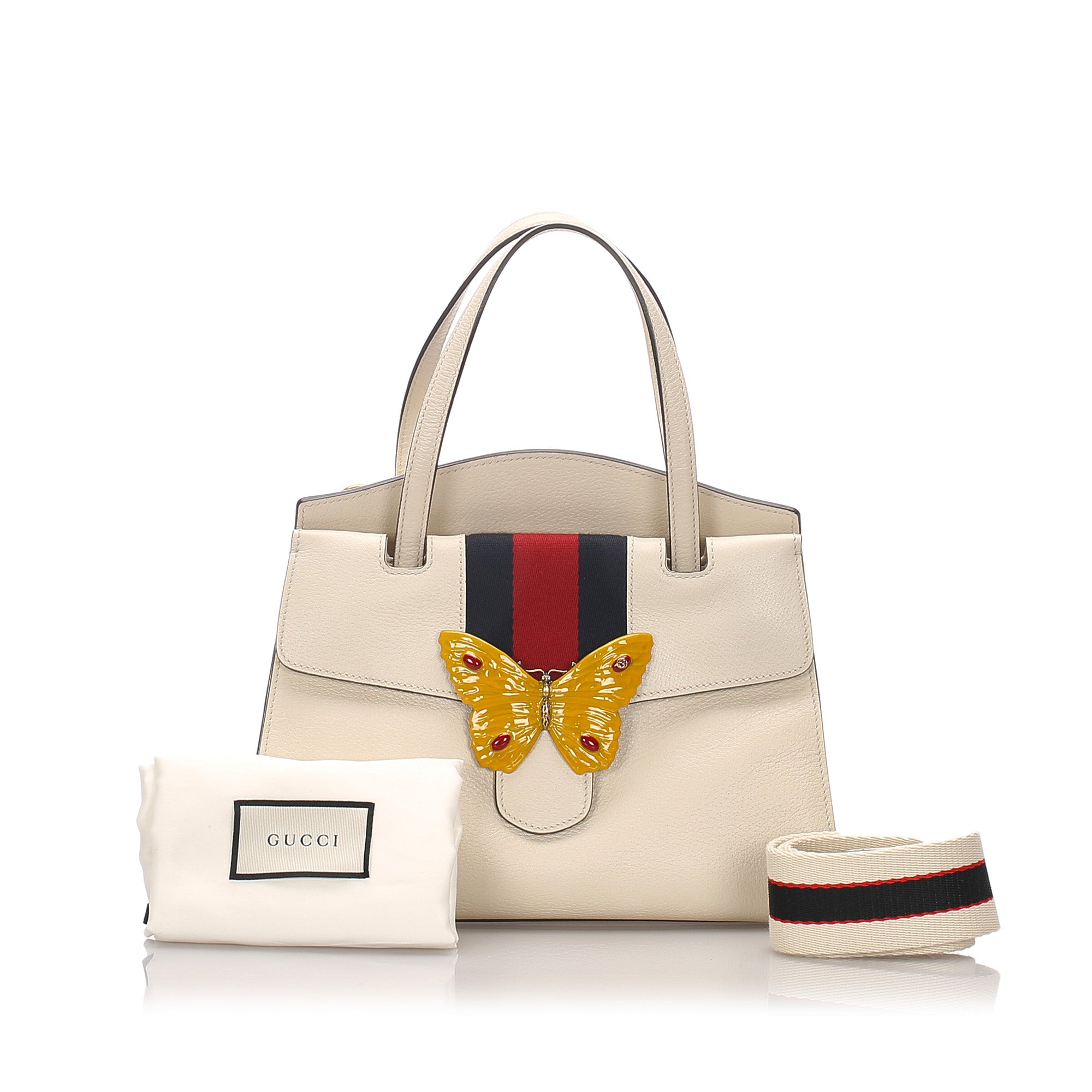 gucci butterfly tote