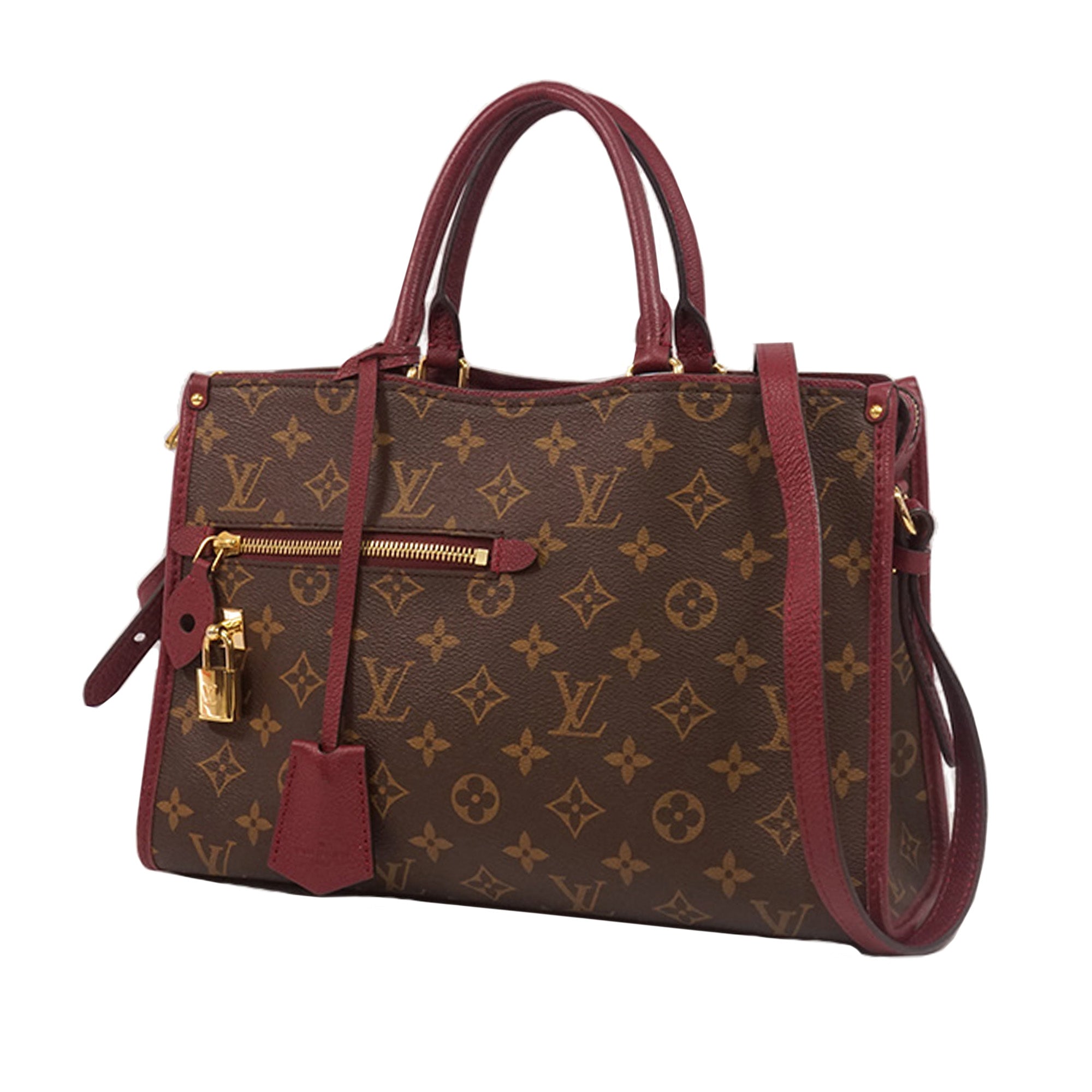 Louis Vuitton Brown Monogram Popincourt PM Satchel Shoulder