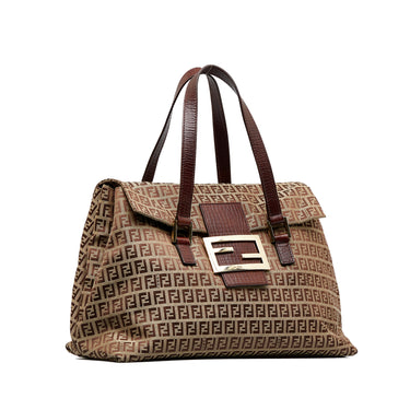 Fendi Brown Zucca Canvas Shoulder Bag QBB0593JKB024