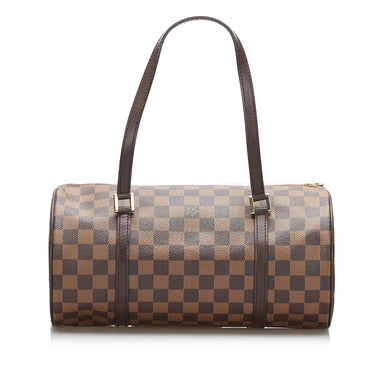 Brown Louis Vuitton Damier Ebene Papillon 30 Shoulder Bag