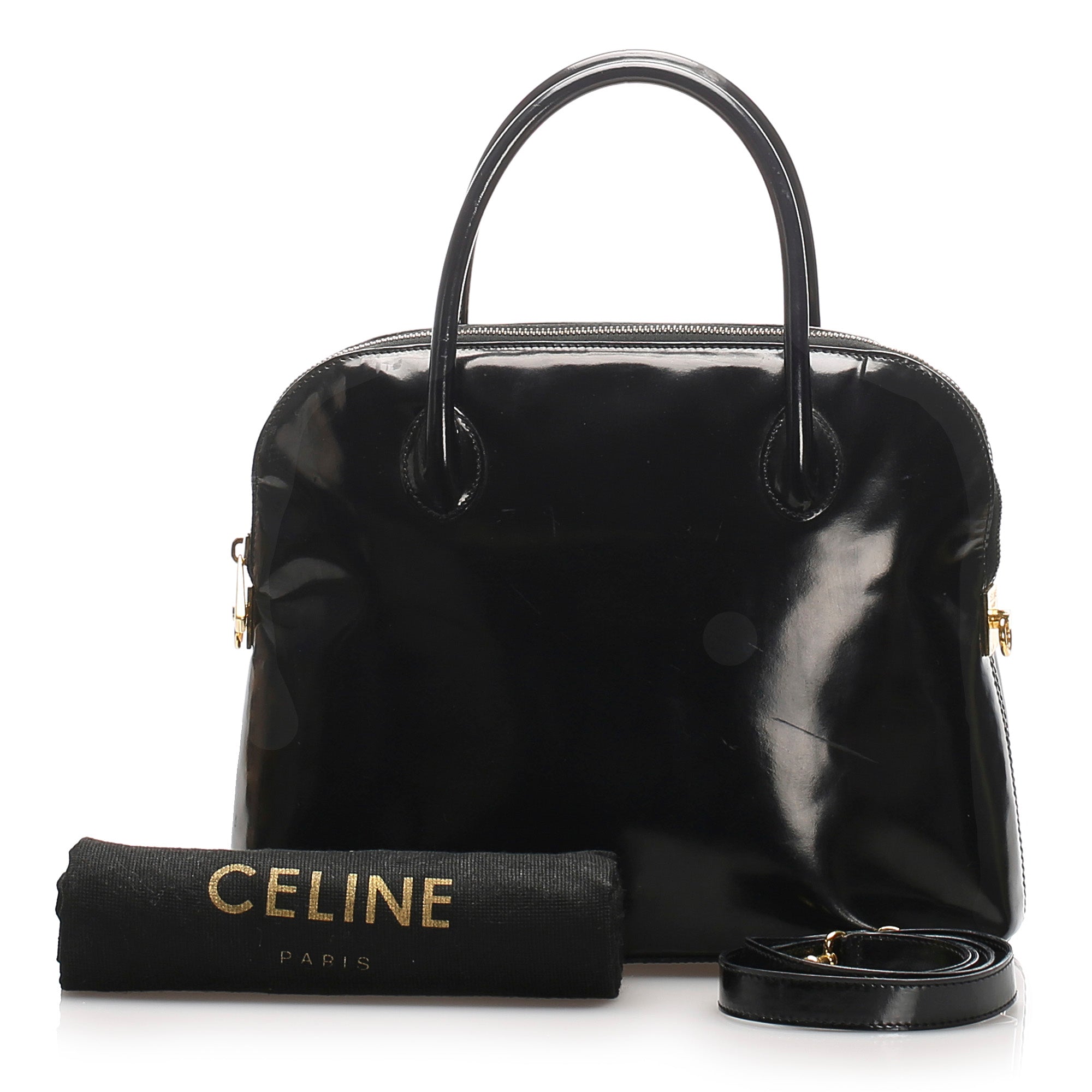 celine patent leather bag