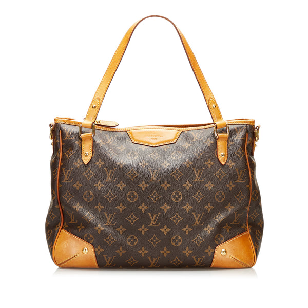 Louis Vuitton handbag in beige monogram canvas Idylle and brown leather, RvceShops Revival