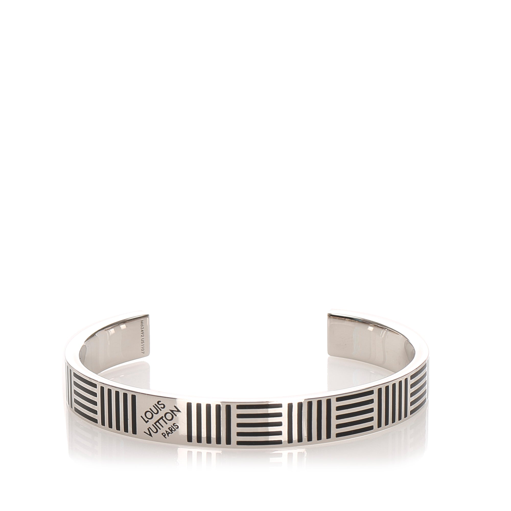 Louis Vuitton Bracelet M62492 Damier Black Cuff