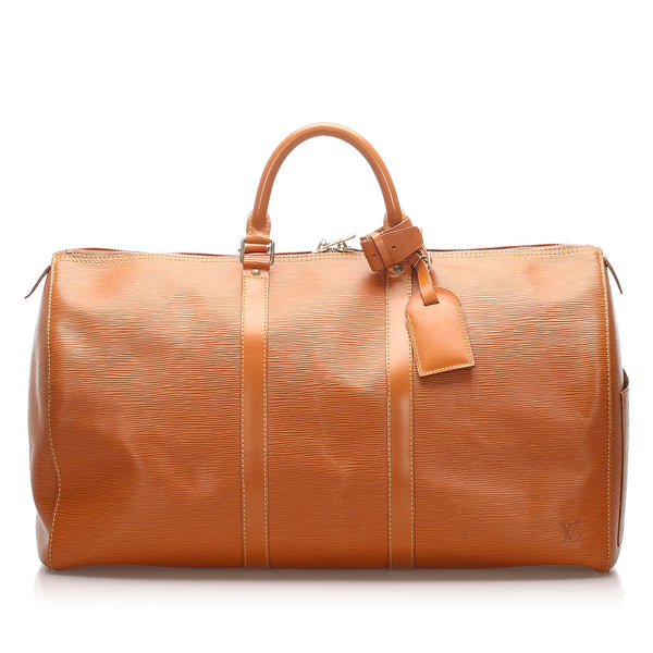 Brown Louis Vuitton Epi Keepall 50 Bag – Designer Revival