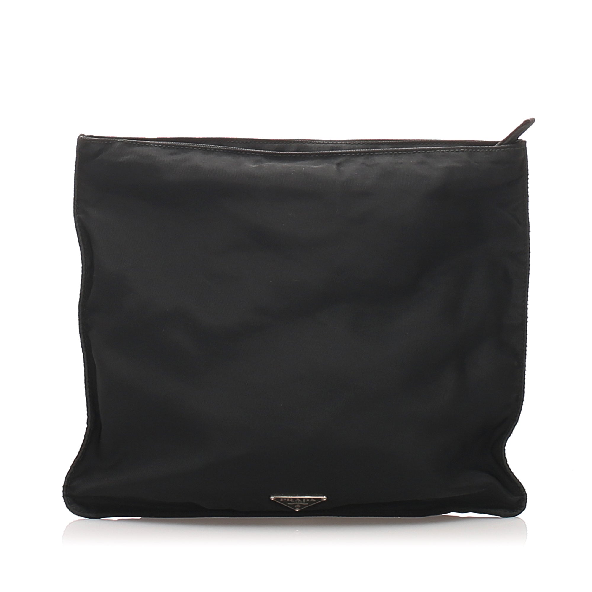 prada black clutch bag