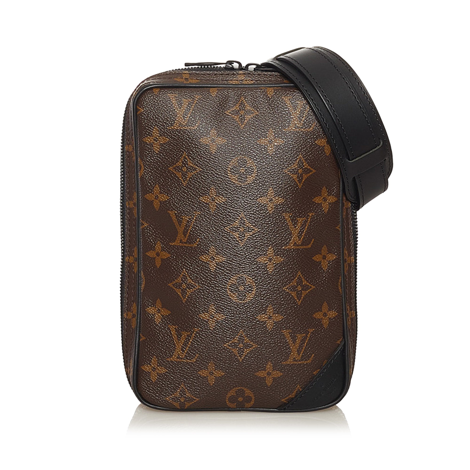 Pre-owned Louis Vuitton Utility Front Bag Monogram Brown
