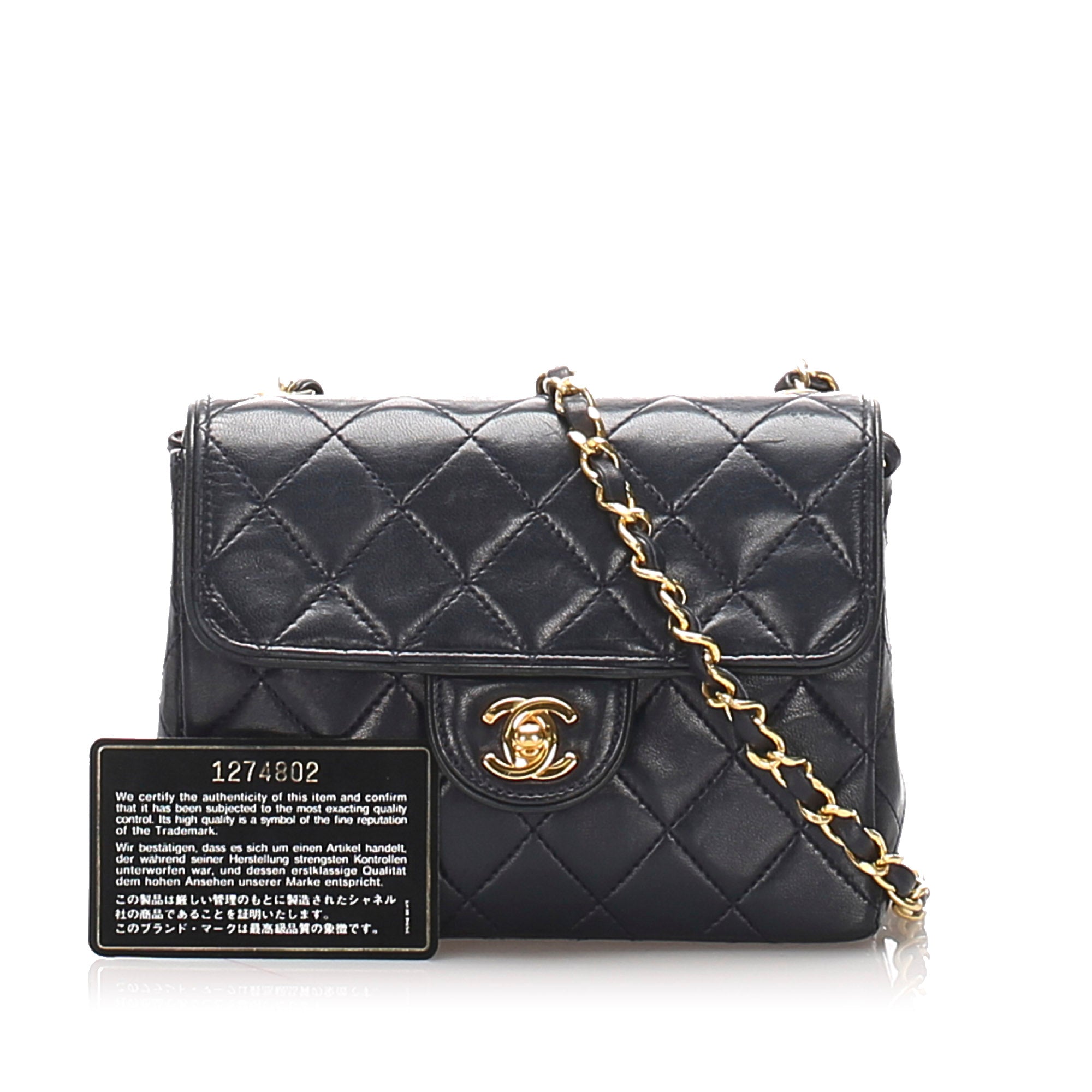 chanel mini square flap bag