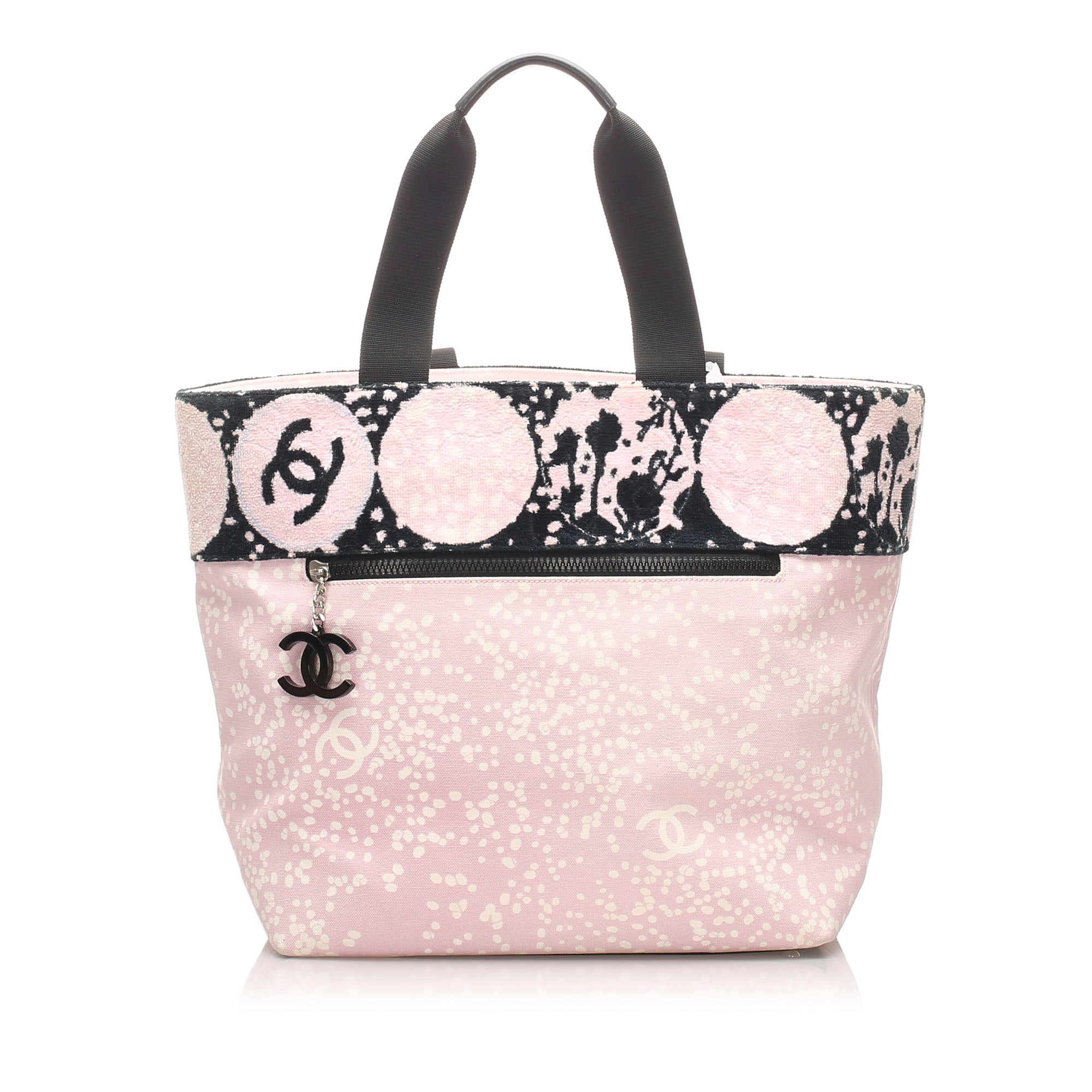 pink chanel tote