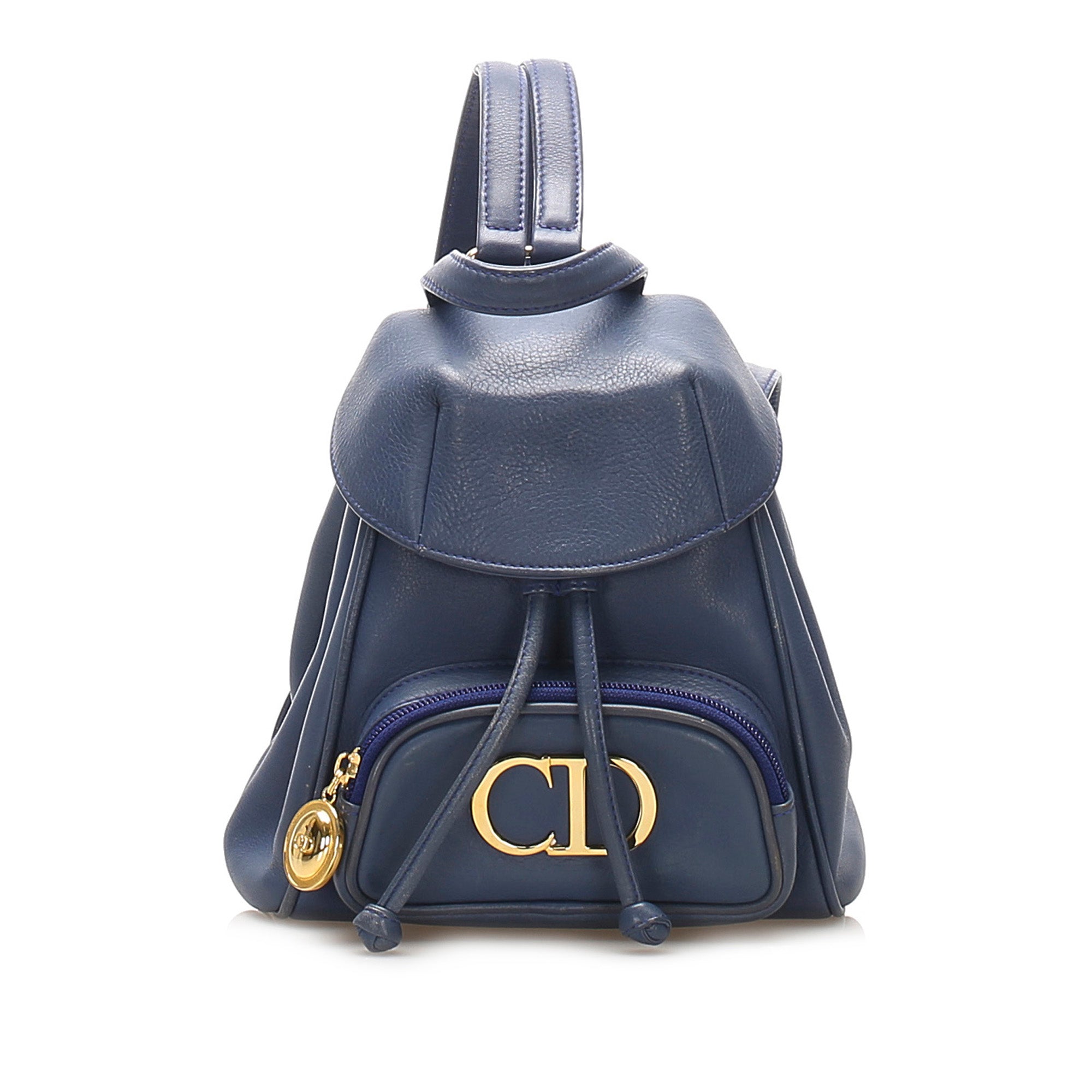 dior leather backpack