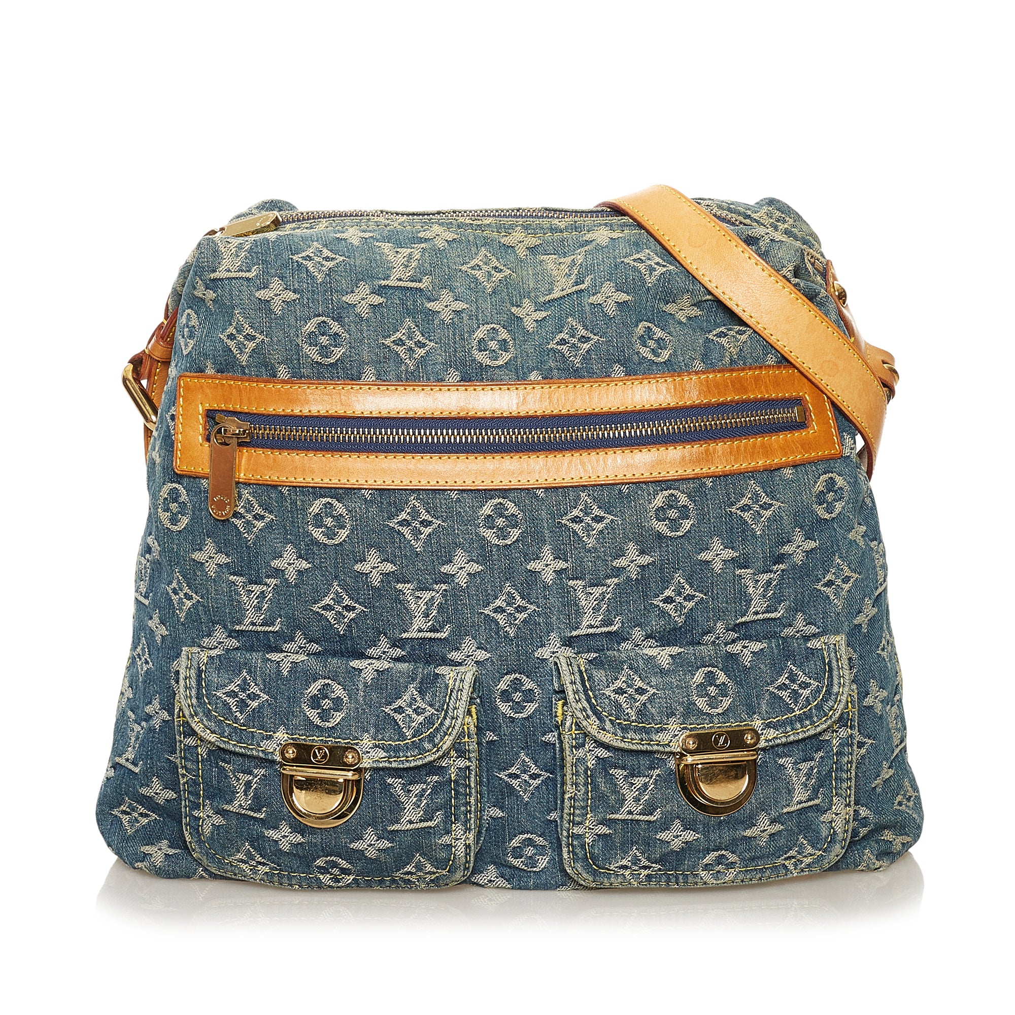 Louis Vuitton 2003 Pre-owned Monogram Denim Backpack - Blue