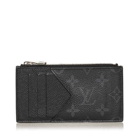 Louis Vuitton Monogram Eclipse Coin Card Holder