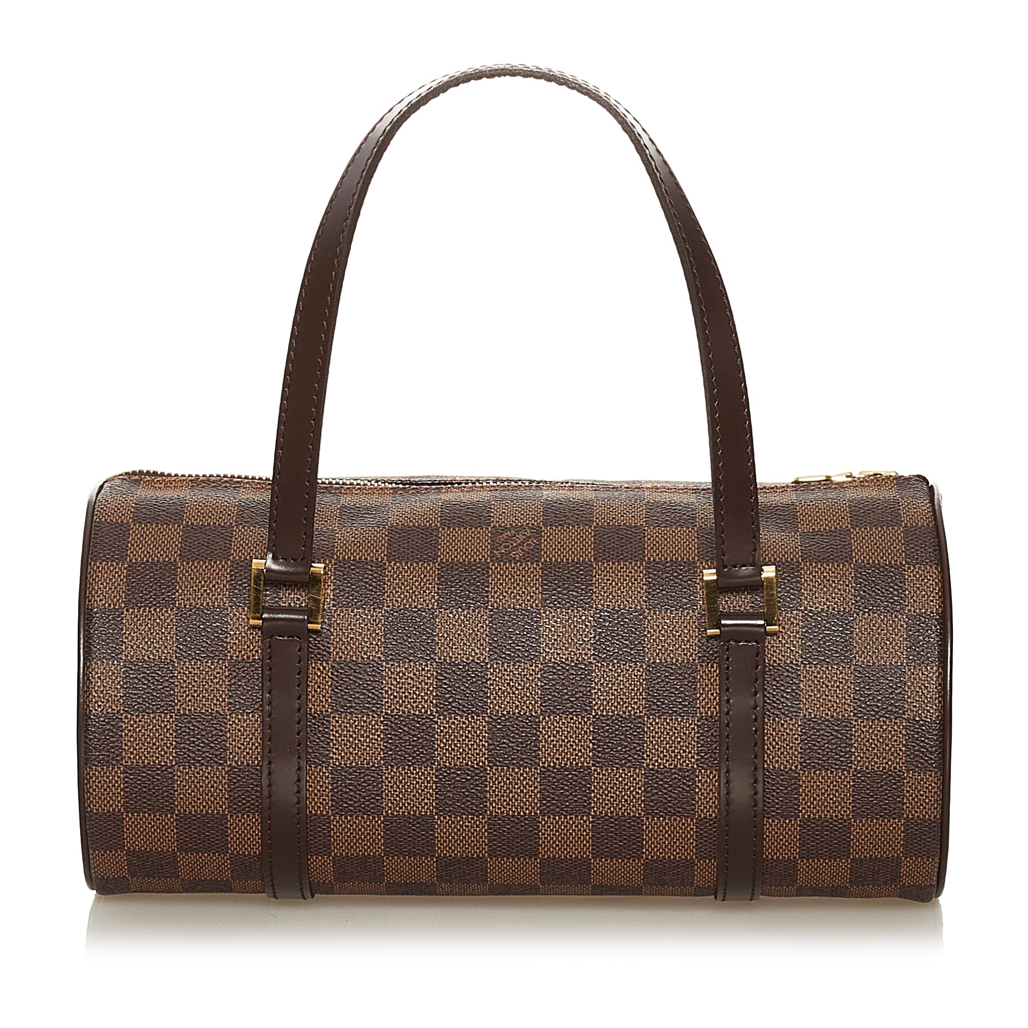 Louis+Vuitton+Papillon+Shoulder+Bag+GM+Brown+Leather for sale