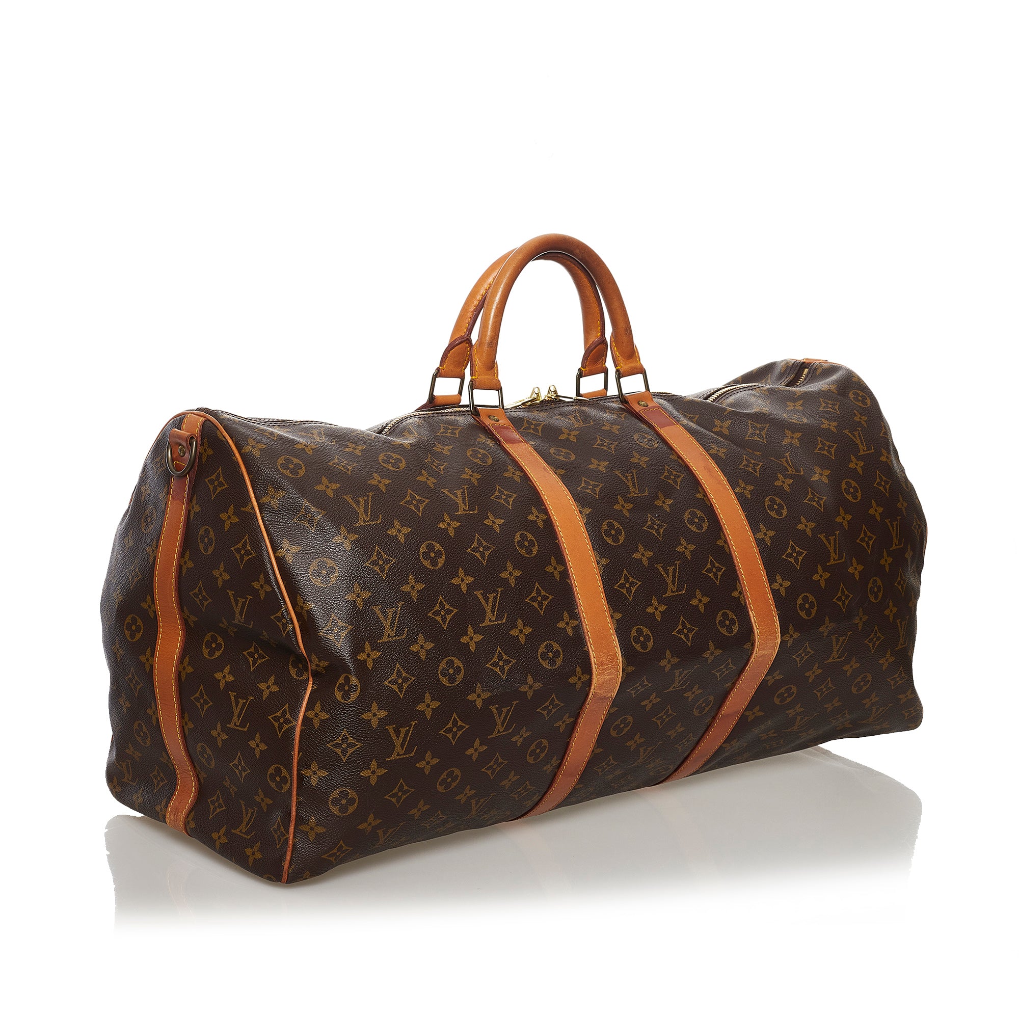 sac a main louis vuitton keepall 45 en cuir monogram