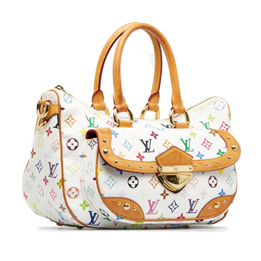 Pre-Owned Louis Vuitton Sharleen MM Multicolor White 