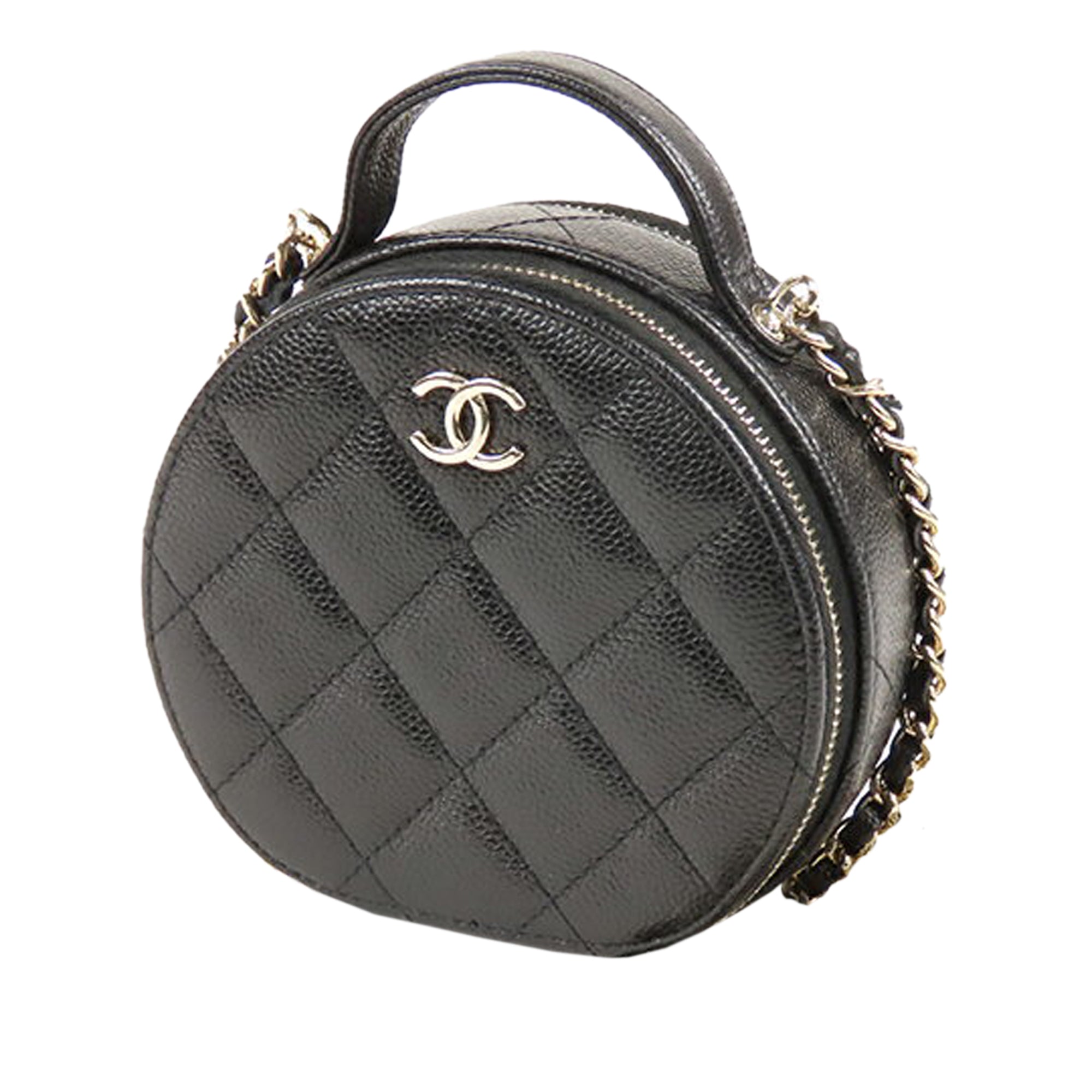 Chanel Quilted Lambskin Circle Bag  Dont Be a Square  Proudly Rock These  14 Cute Round Bags  POPSUGAR Fashion Photo 13