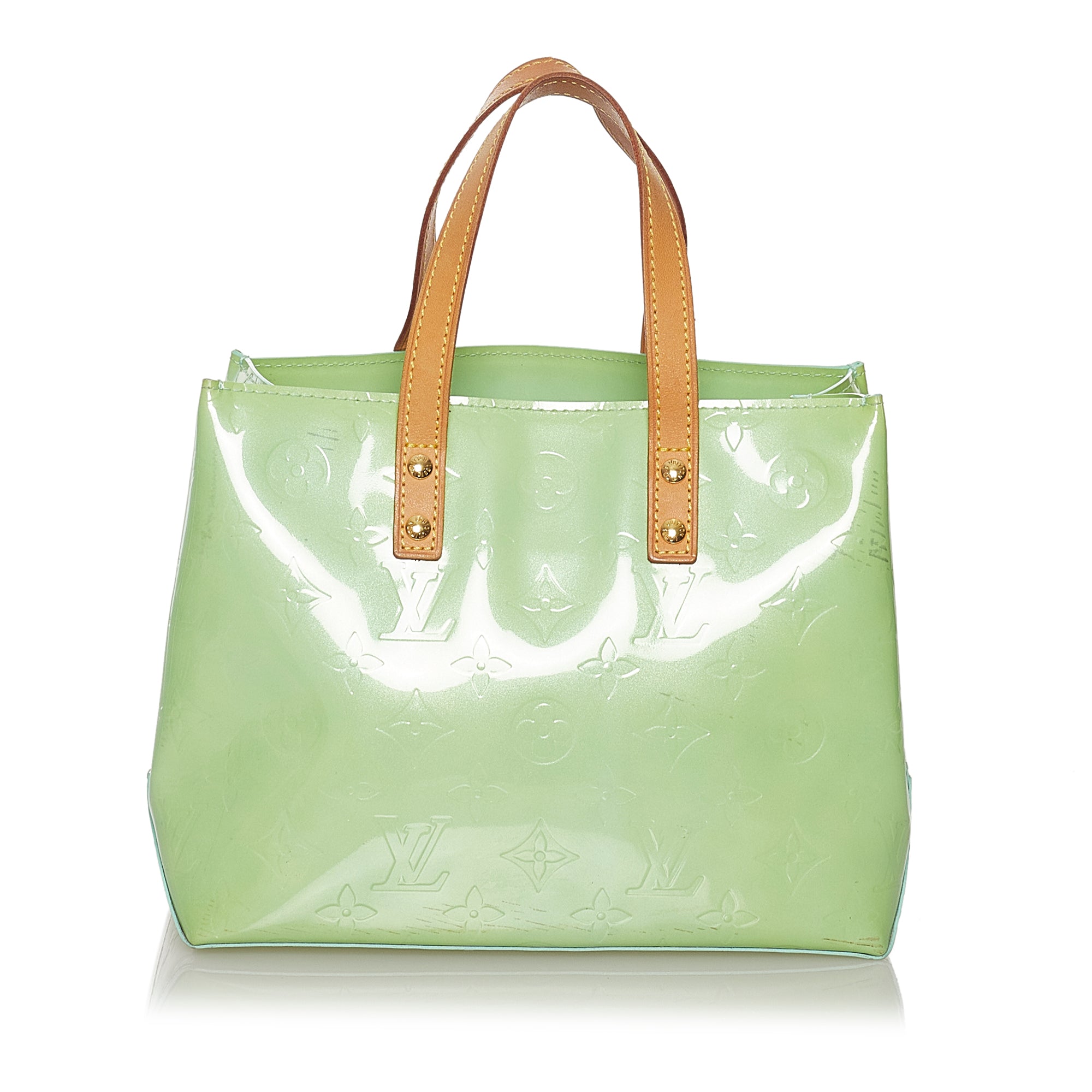 Louis Vuitton Green Monogram Vernis Reade PM