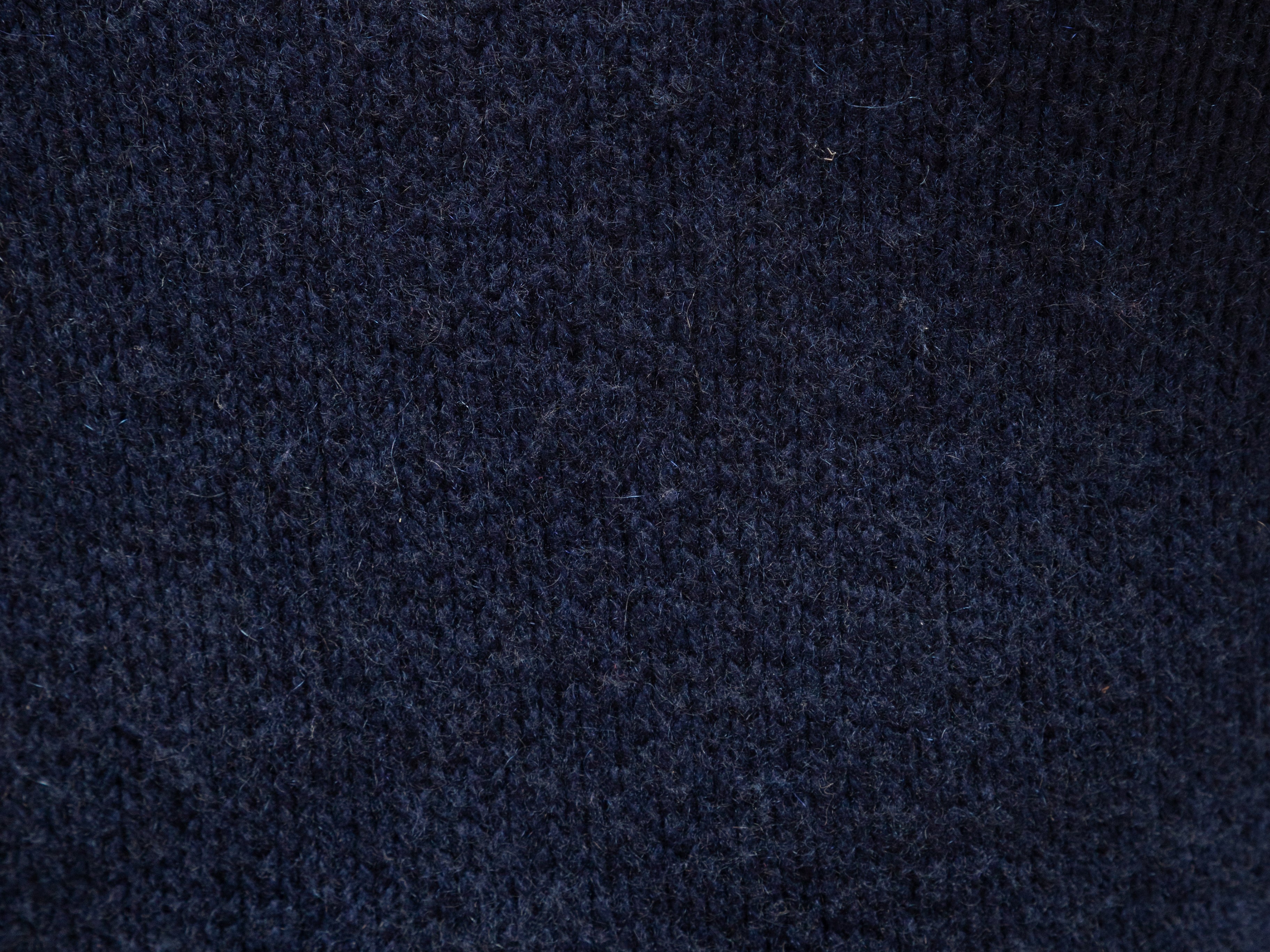 Navy Cashmere Turtleneck Sweater