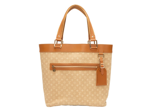 Beige Monogram Mahina Large