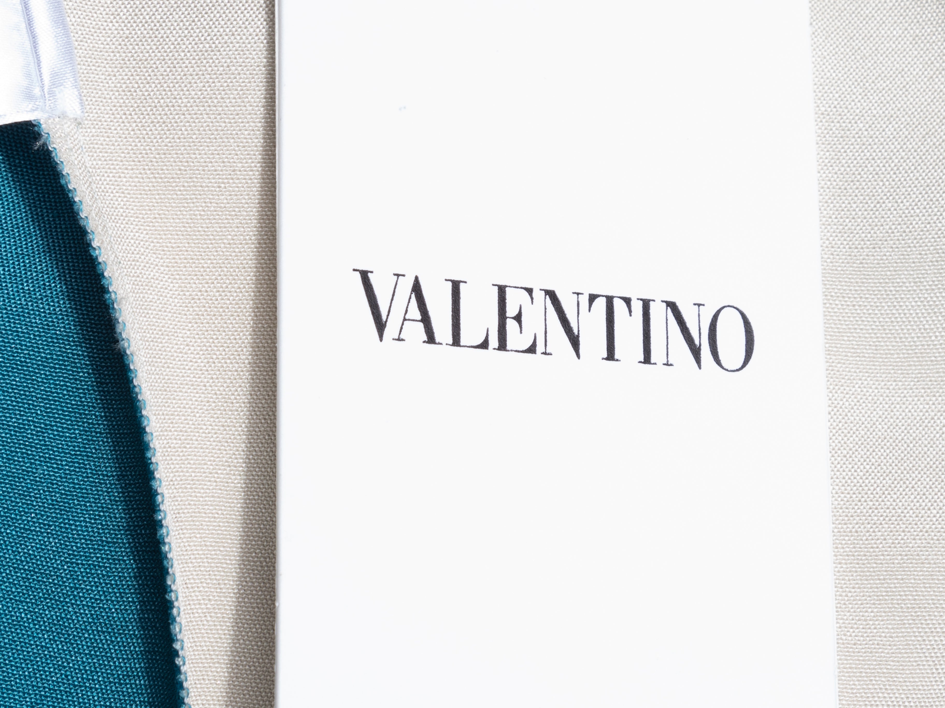 blue and white valentino dress