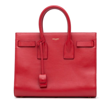 Red Saint Laurent Small Sac De Jour Satchel – Designer Revival