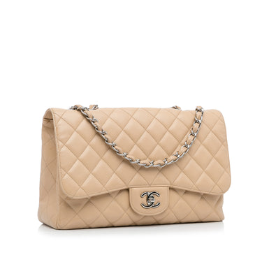 Brown Chanel Classic Mini Square Single Flap Crossbody Bag