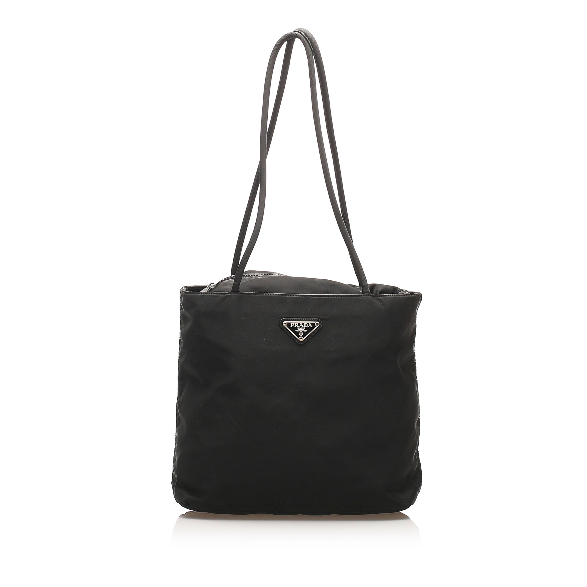 prada black tessuto shoulder bag